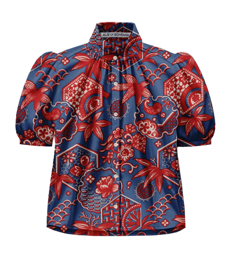 Alix of Bohemia Winn Delft Hive Shirt