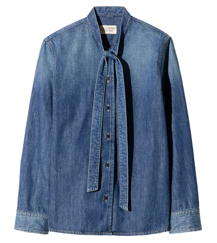 Nili Lotan Suzette Denim Shirt