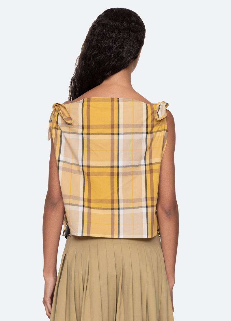 Sea Copeland Plaid Top