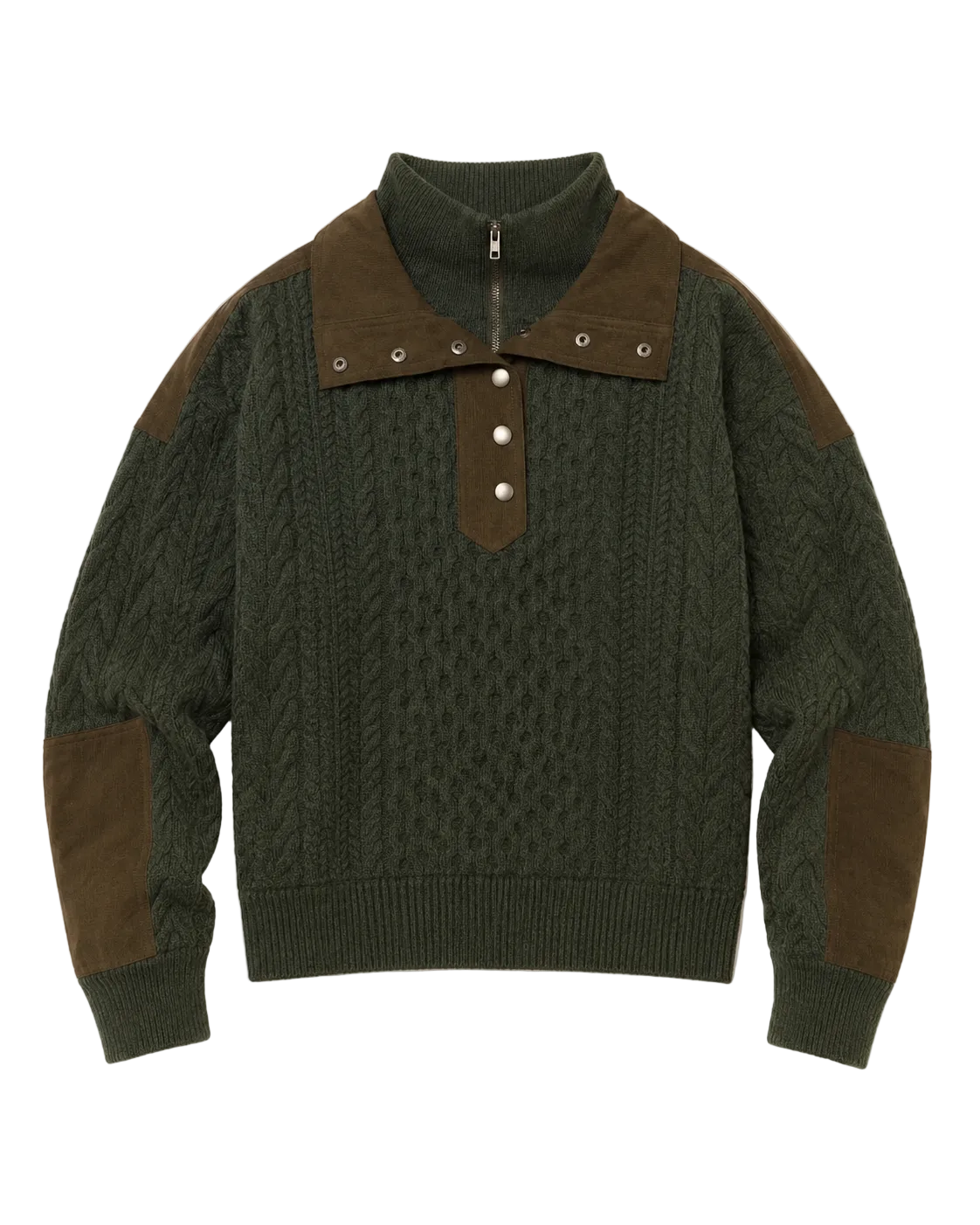 Sea Allen Cable Half Zip Sweater