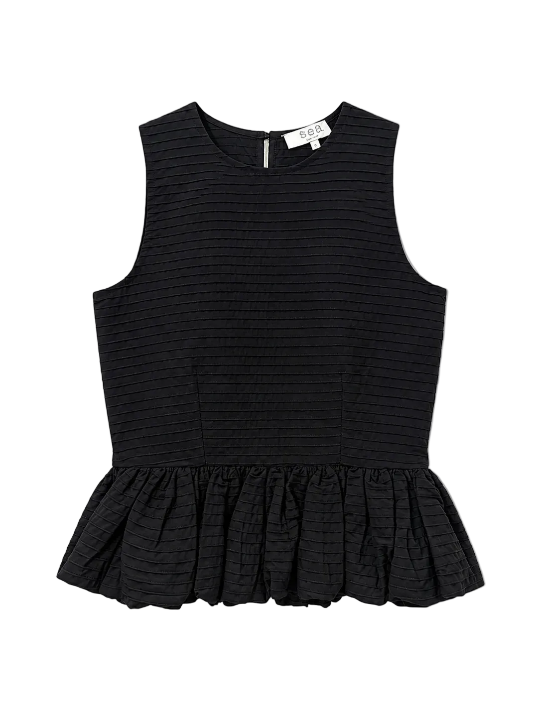 Sea Roni Solid Boat Neck Top