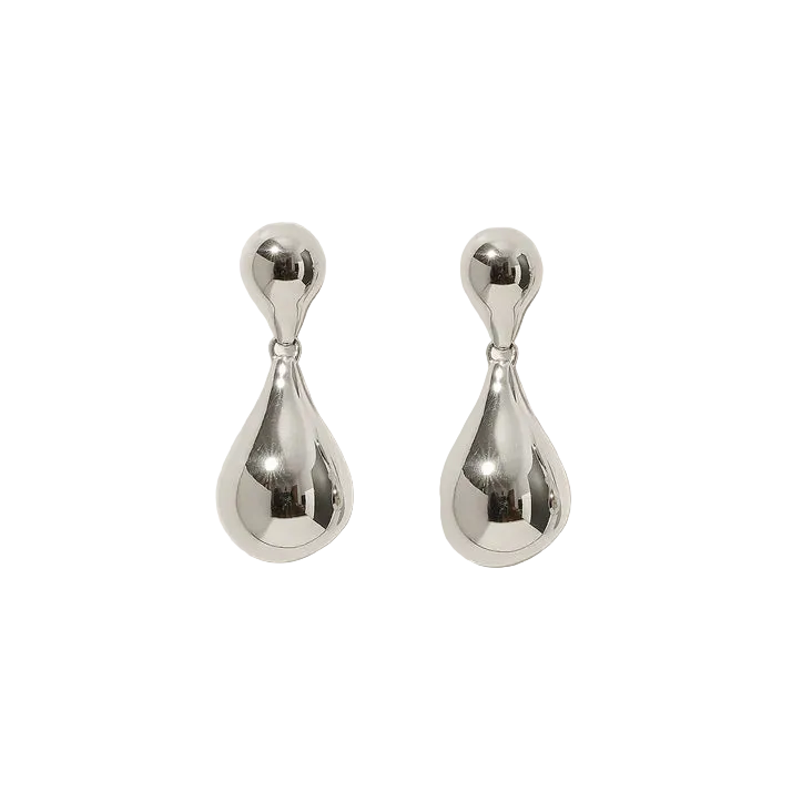 Otiumberg Silver Stilla Duo Earrings