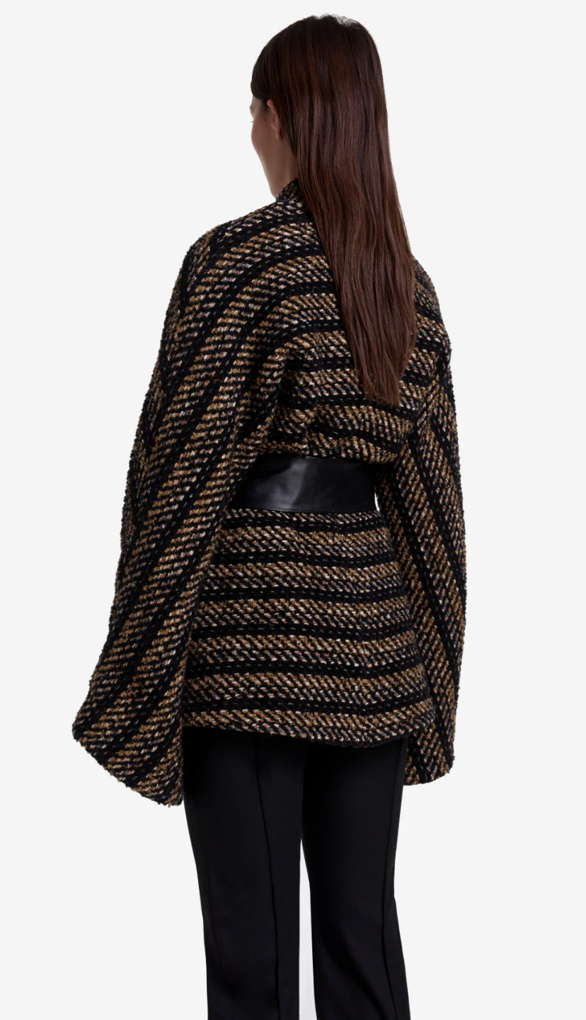 Smythe Belted Wrap Jacket