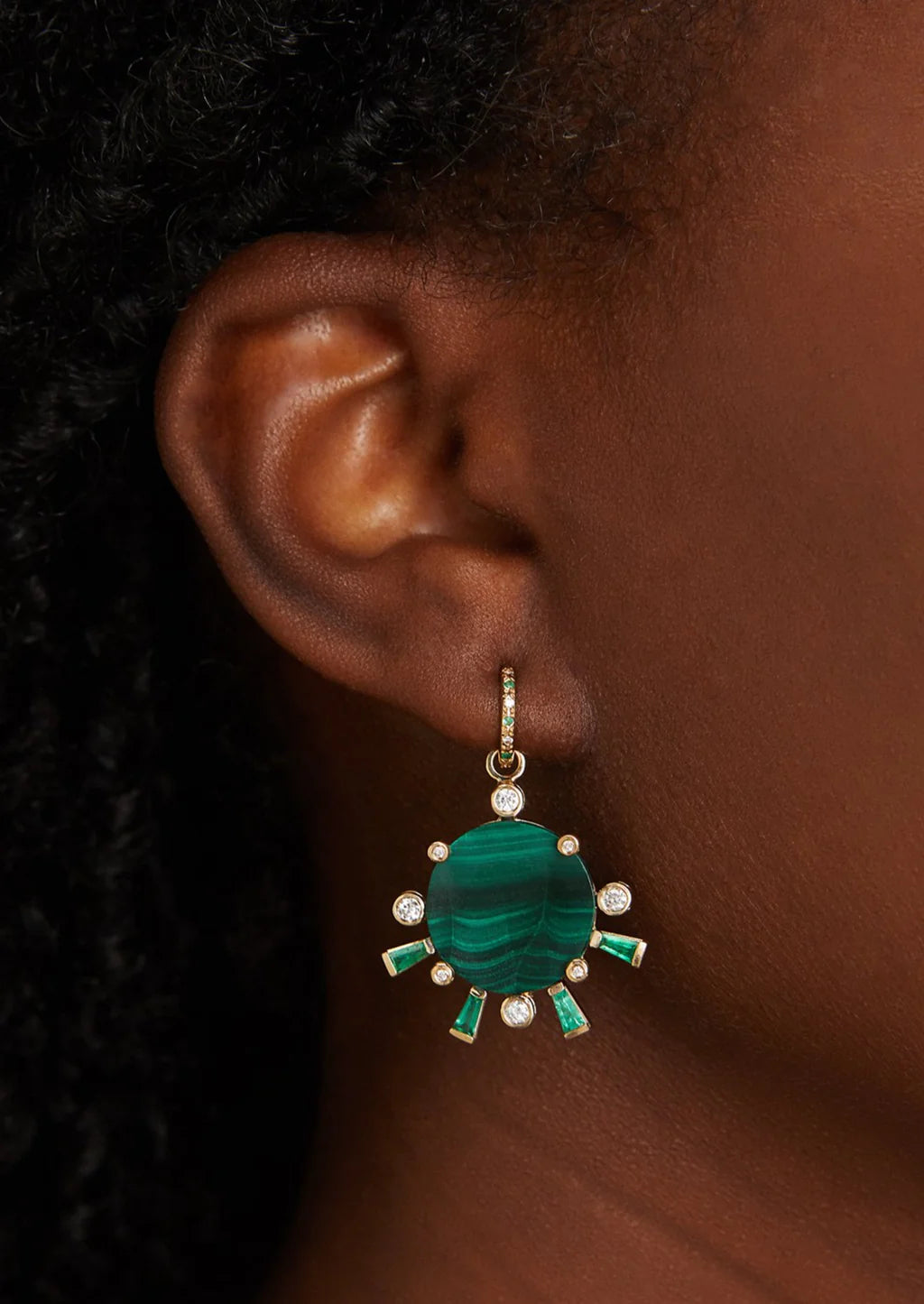 Scosha Sunset Charm with Malachite