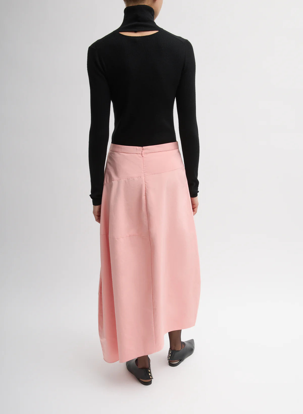 Tibi Nylon Asymmetrical Balloon Skirt - Regular