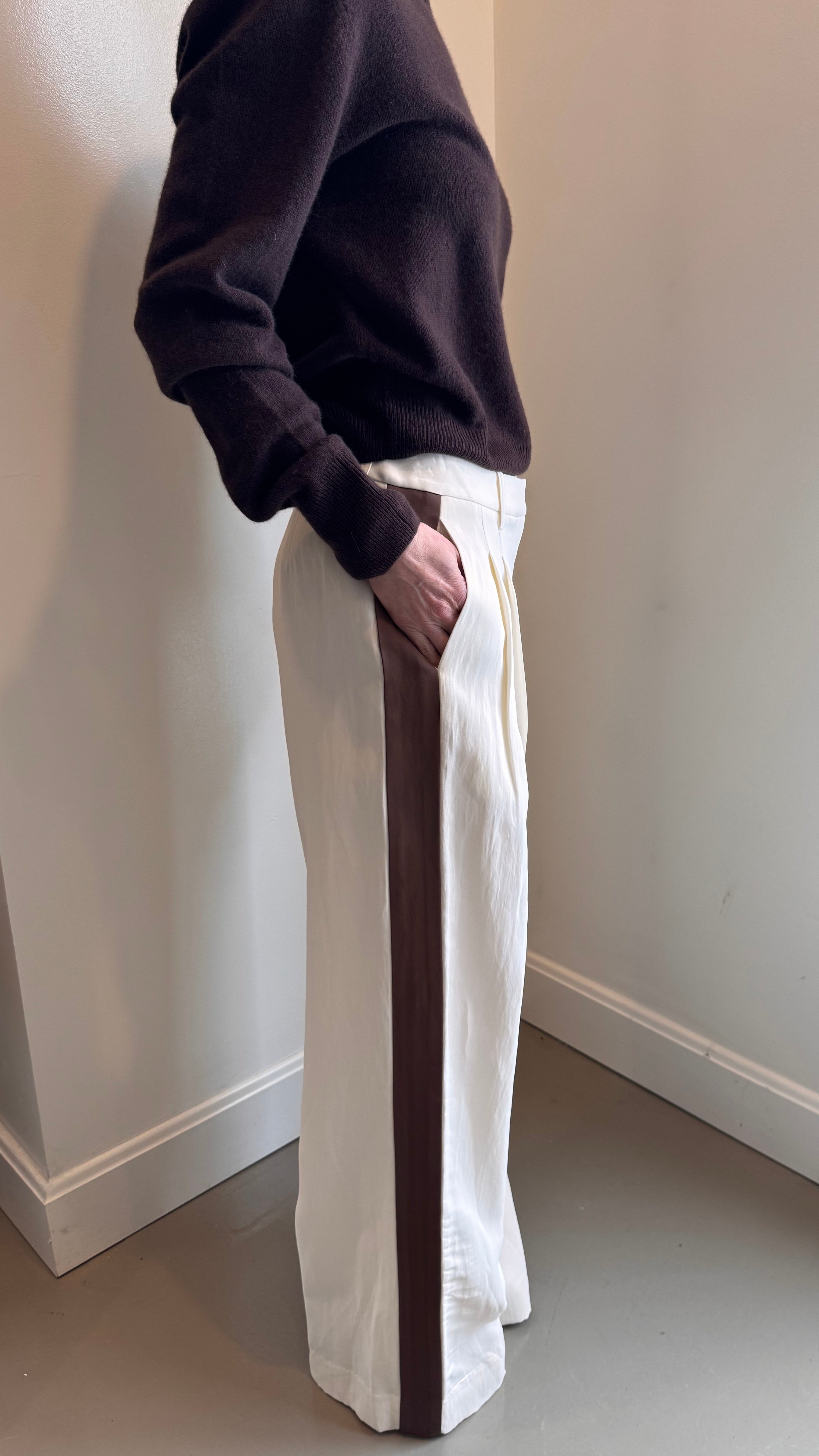 TWP Sulli with Tux Trouser in Bone