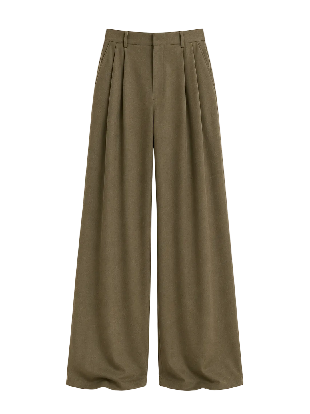 Tibi Cozy Flannel Triple Pleat Pant