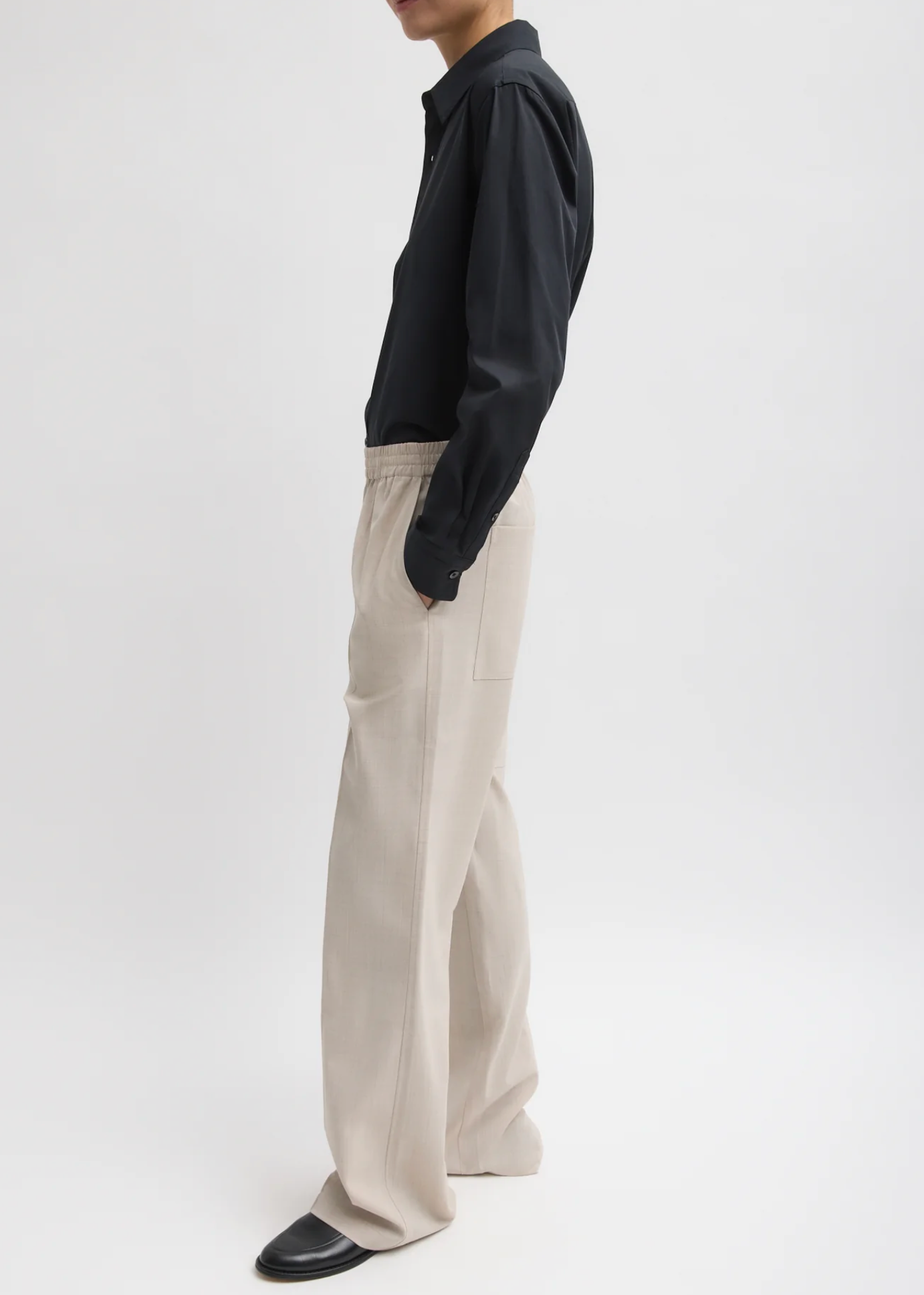 Tibi Tropical Wool Scottie Jogger - Short