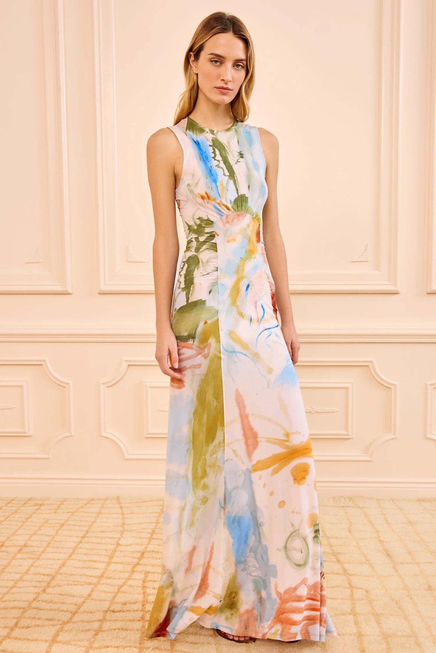 Ulla Johnson Lana Ruched Jersey Dress