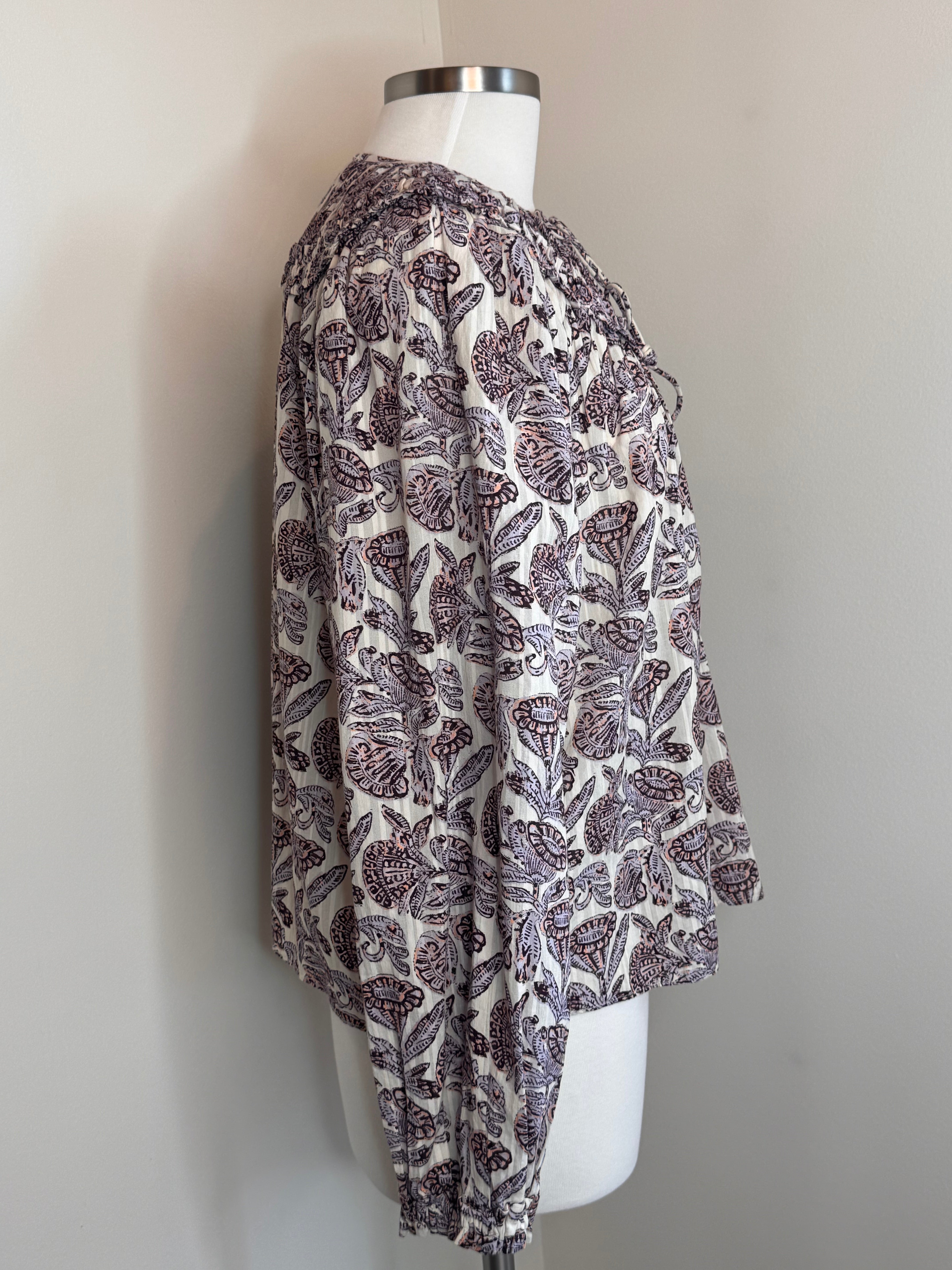 Ulla Johnson Florelle Long Sleeve Cotton Blouse