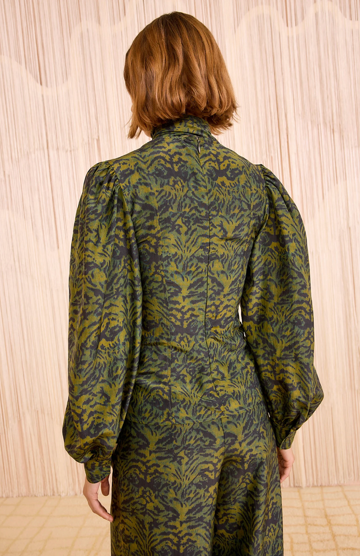 Ulla Johnson Giorgia Silk Neck Tie Blouse