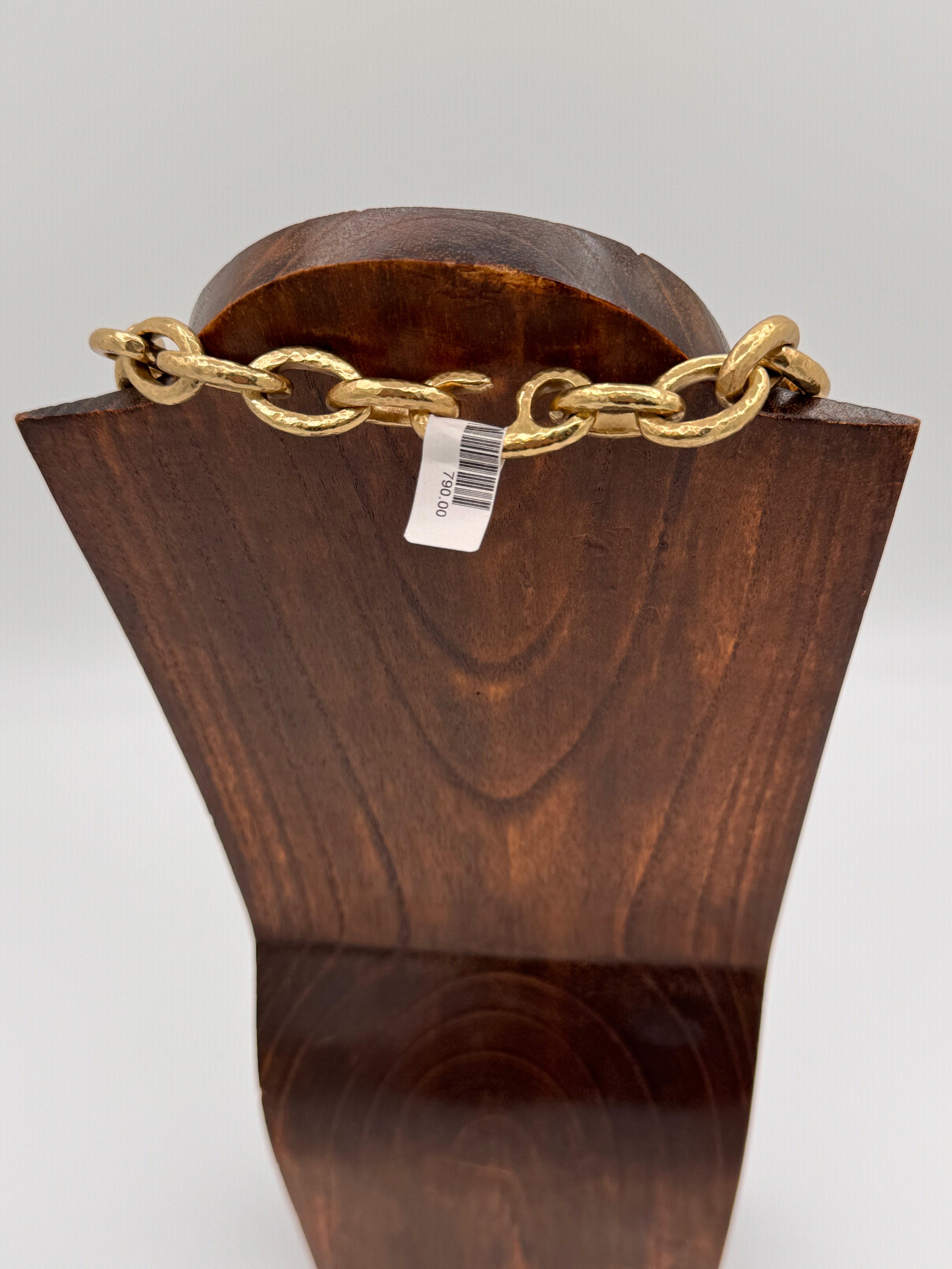 Ulla Johnson Gradient Oval Brass Necklace