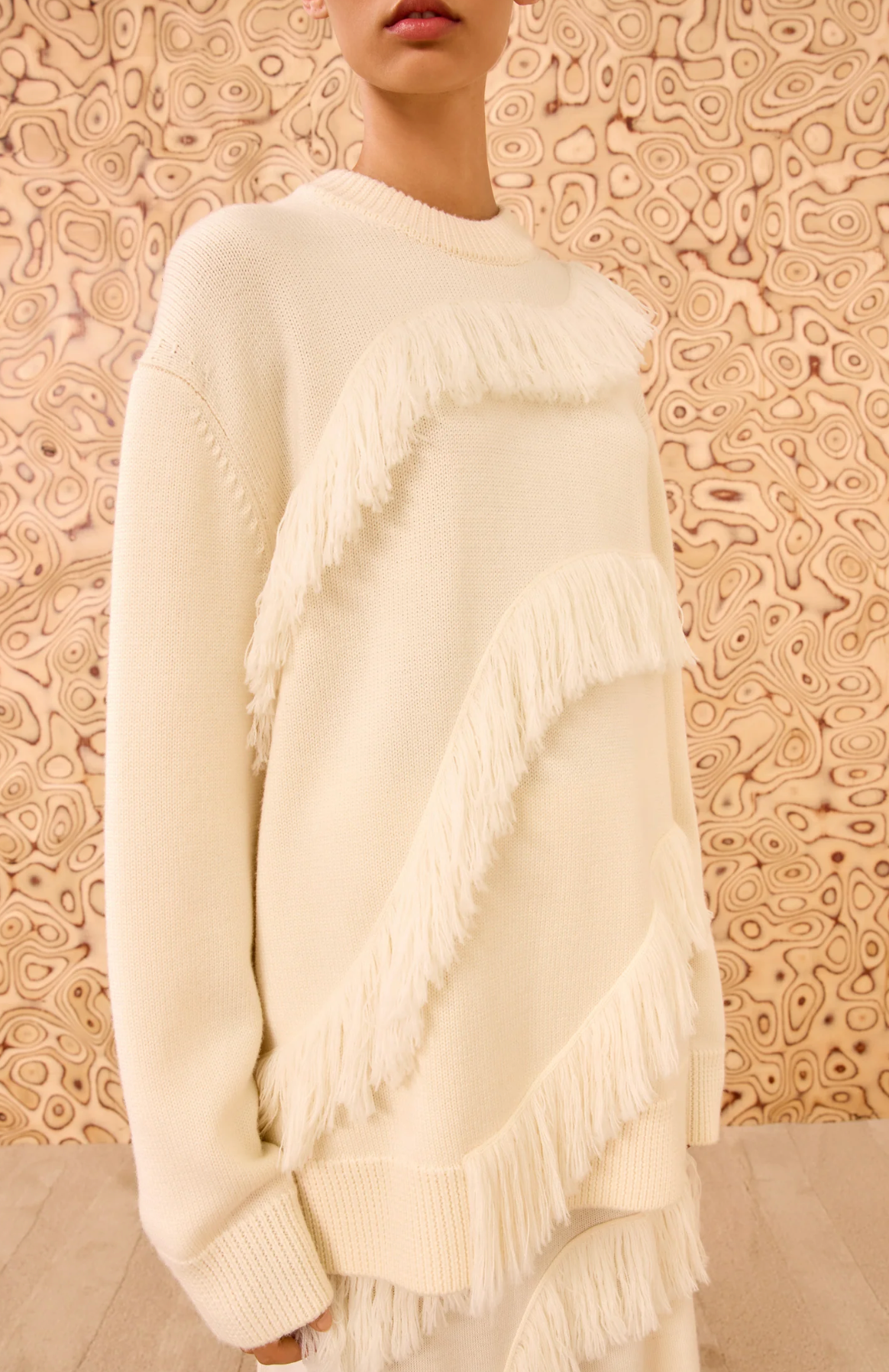 Ulla Johnson Ina Oversized Fringe Pullover
