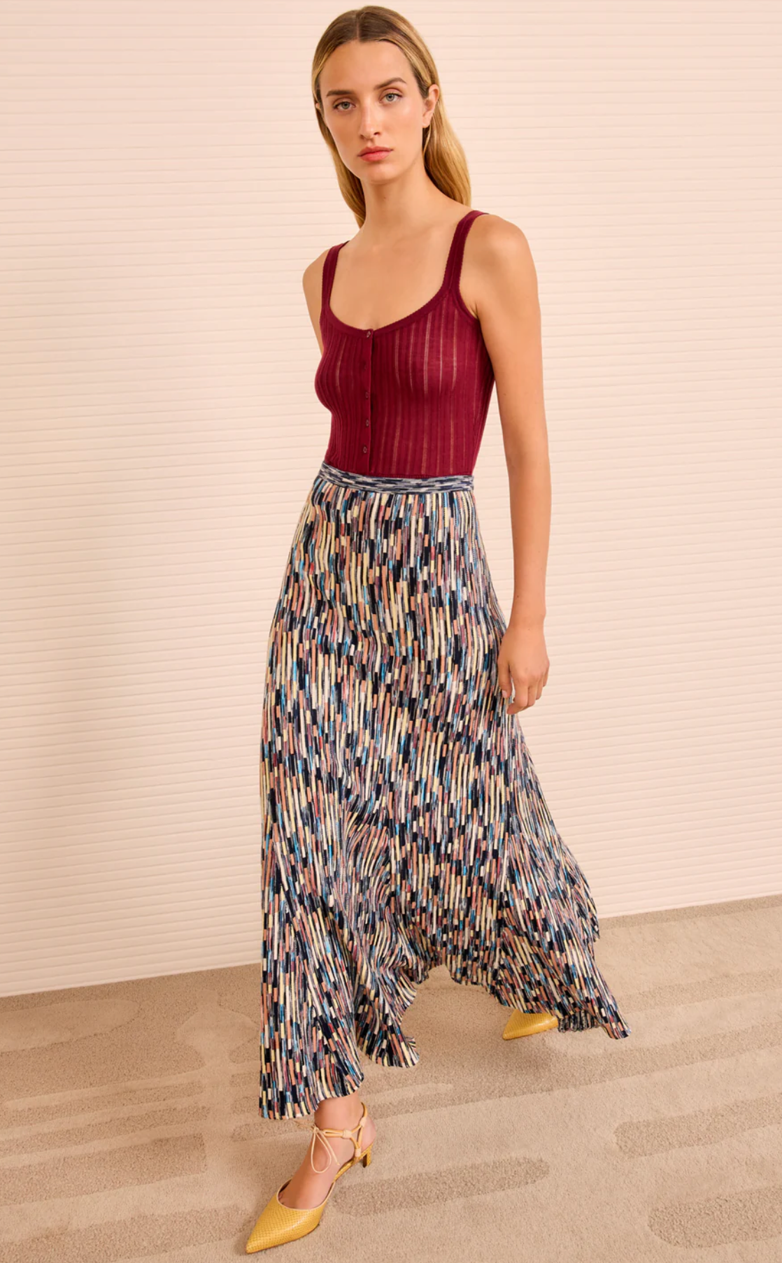 Ulla Johnson Marceline Multicolor Long Skirt