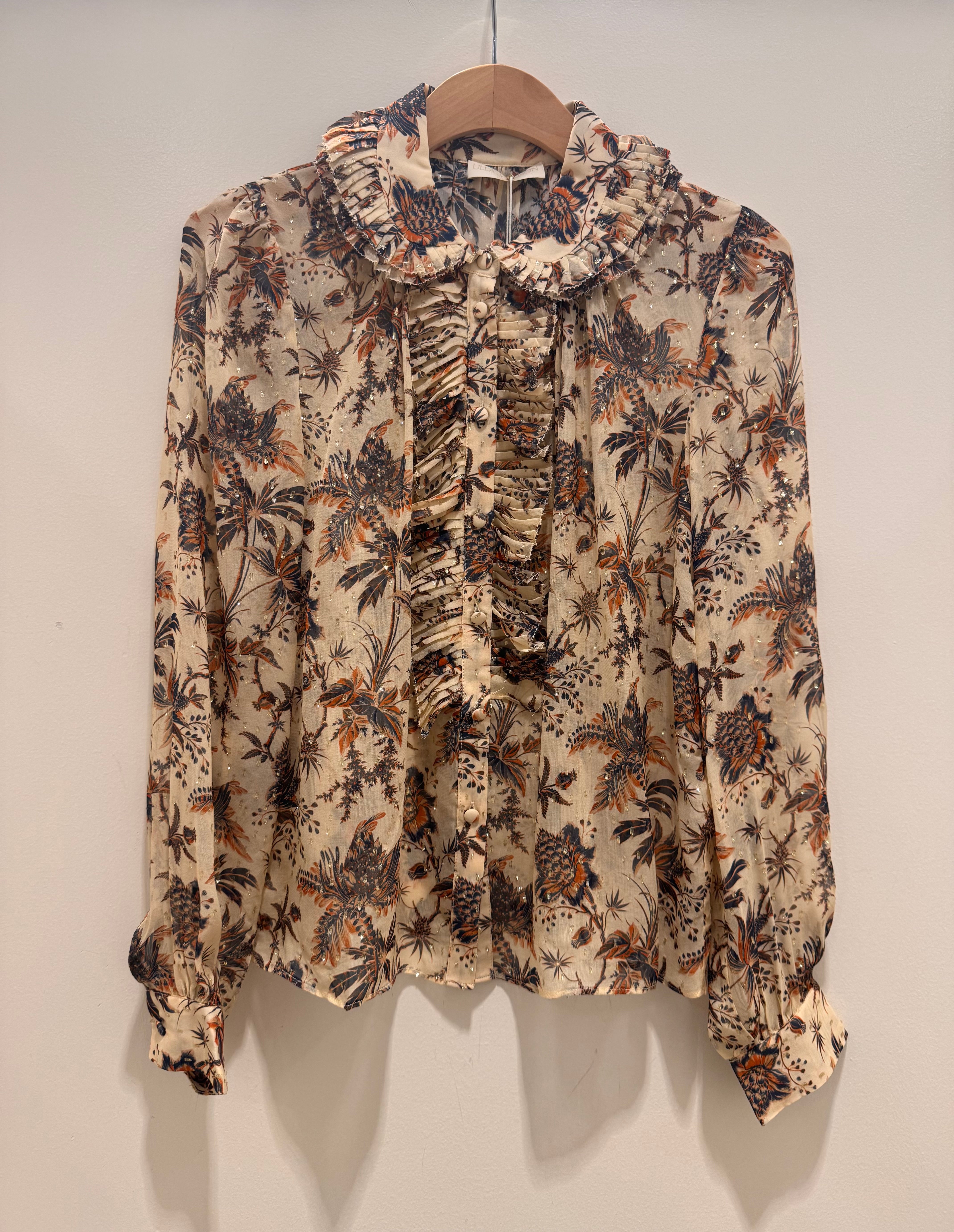 Ulla Johnson Nina Ruffle Placket Blouse