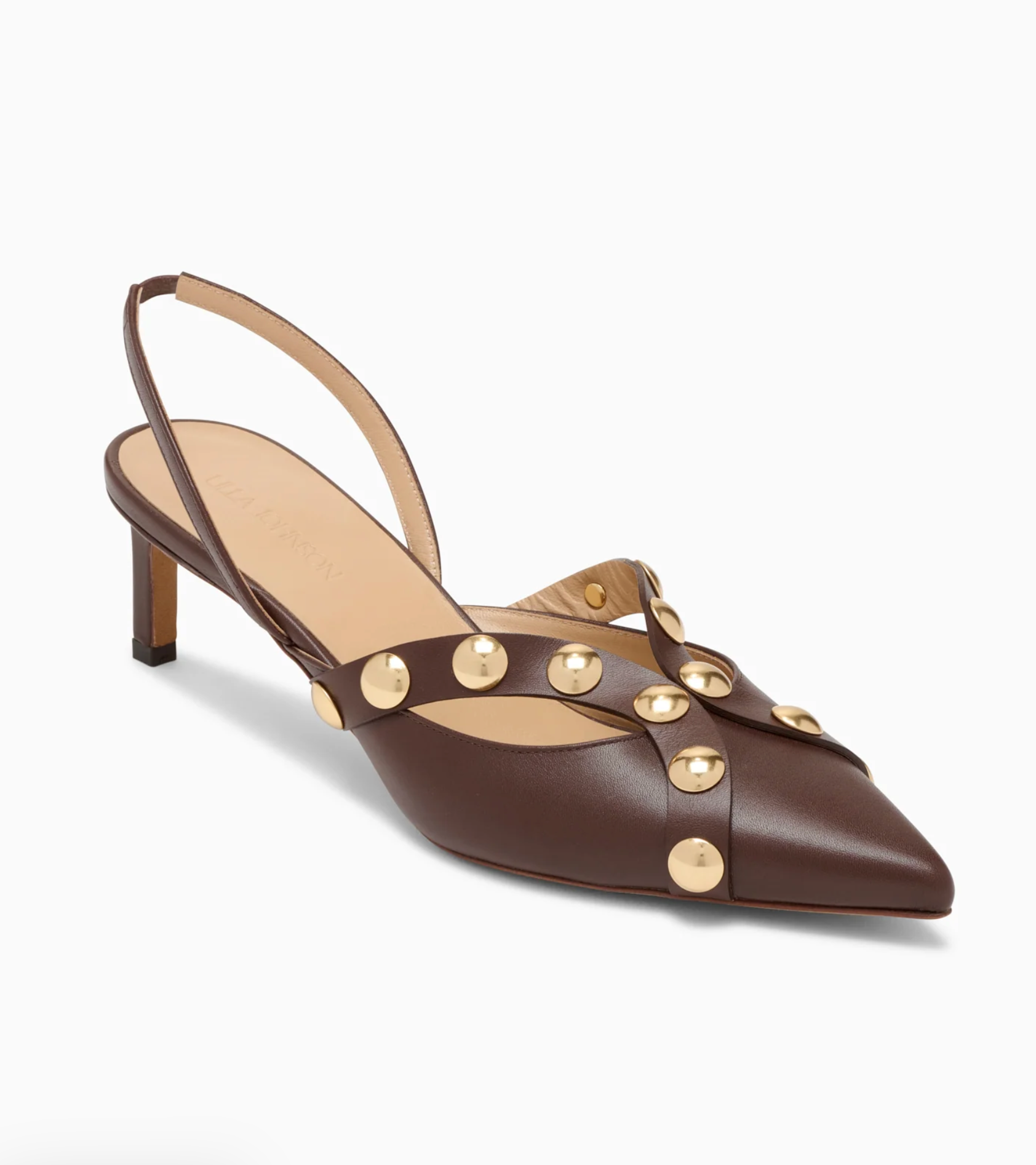 Ulla Johnson Vendome Studded Kitten Heel