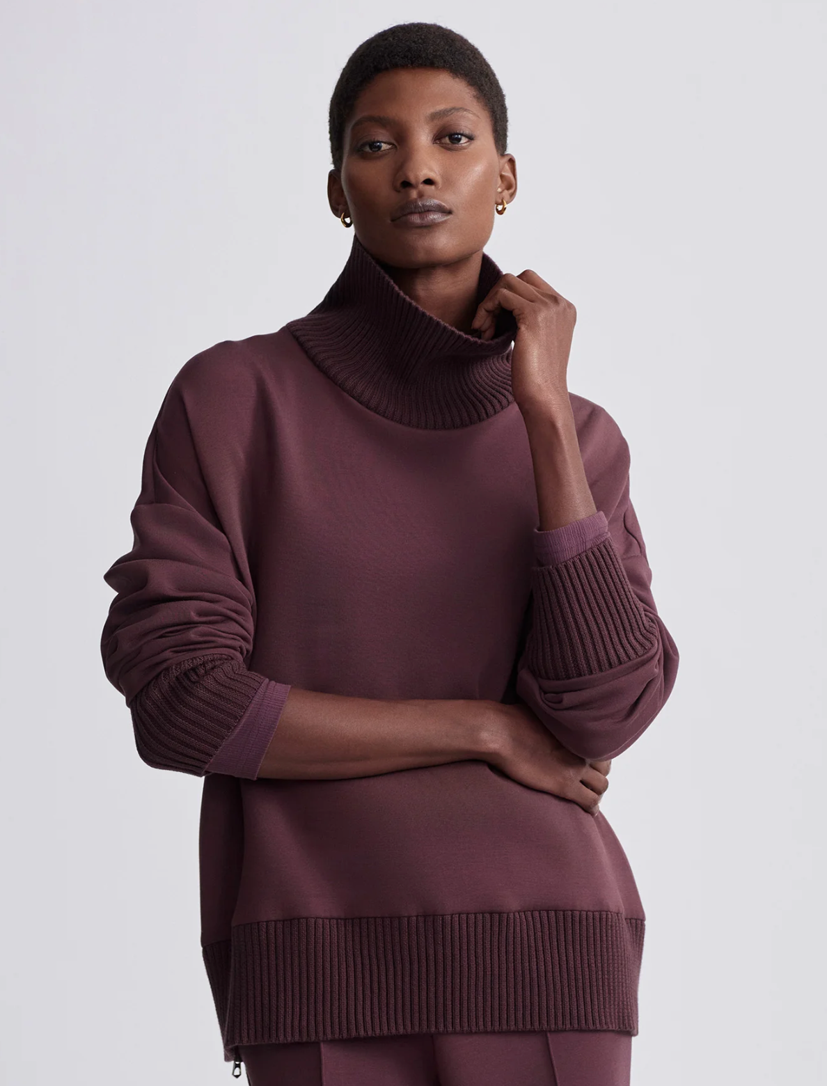 Varley Barker High Neck Sweatshirt