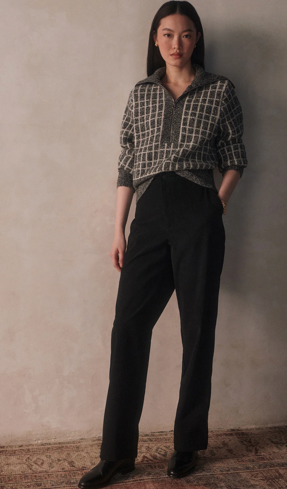 Varley Furley Half Zip Knit