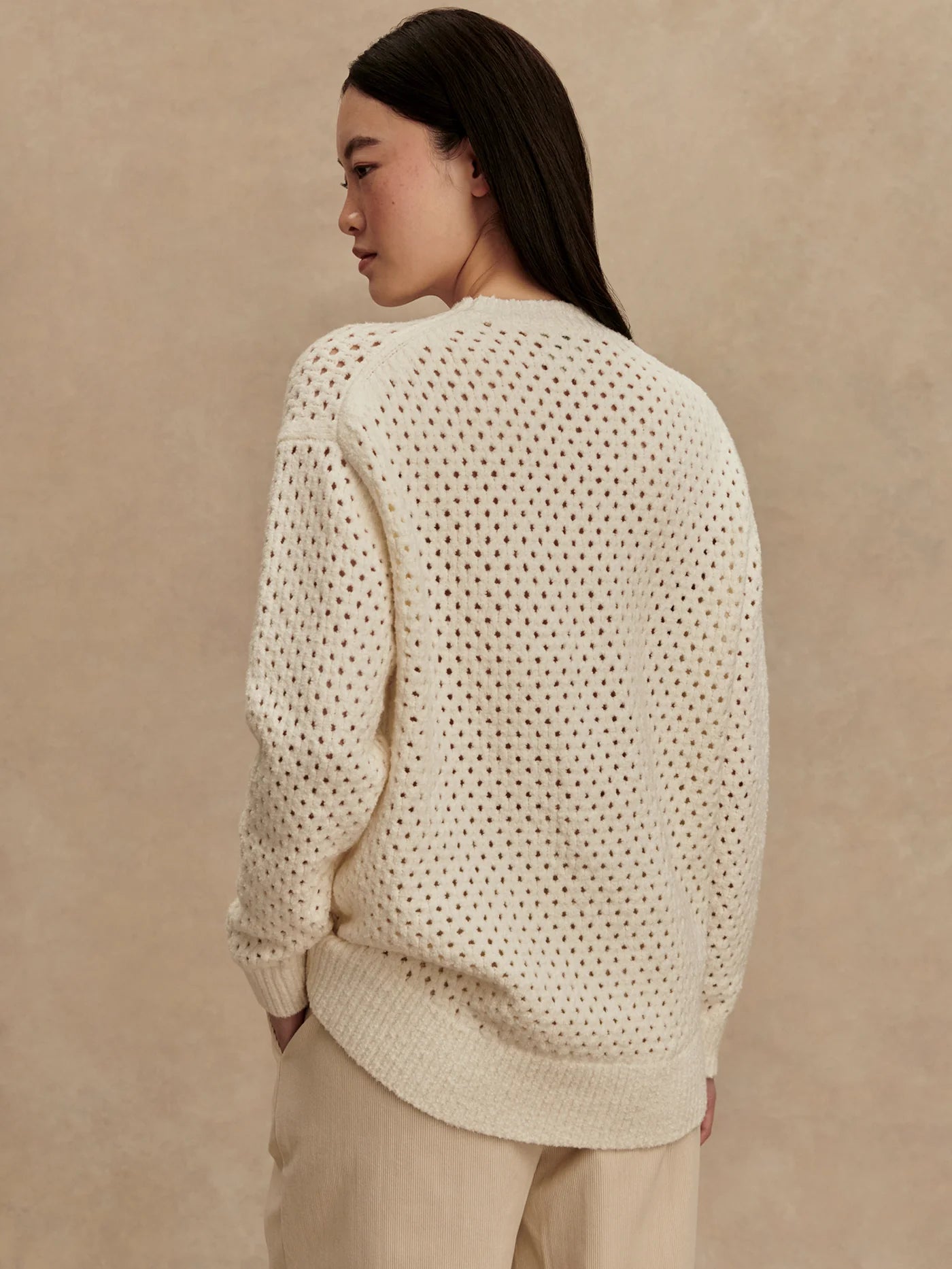 Varley Grady Boucle Knit Sweater