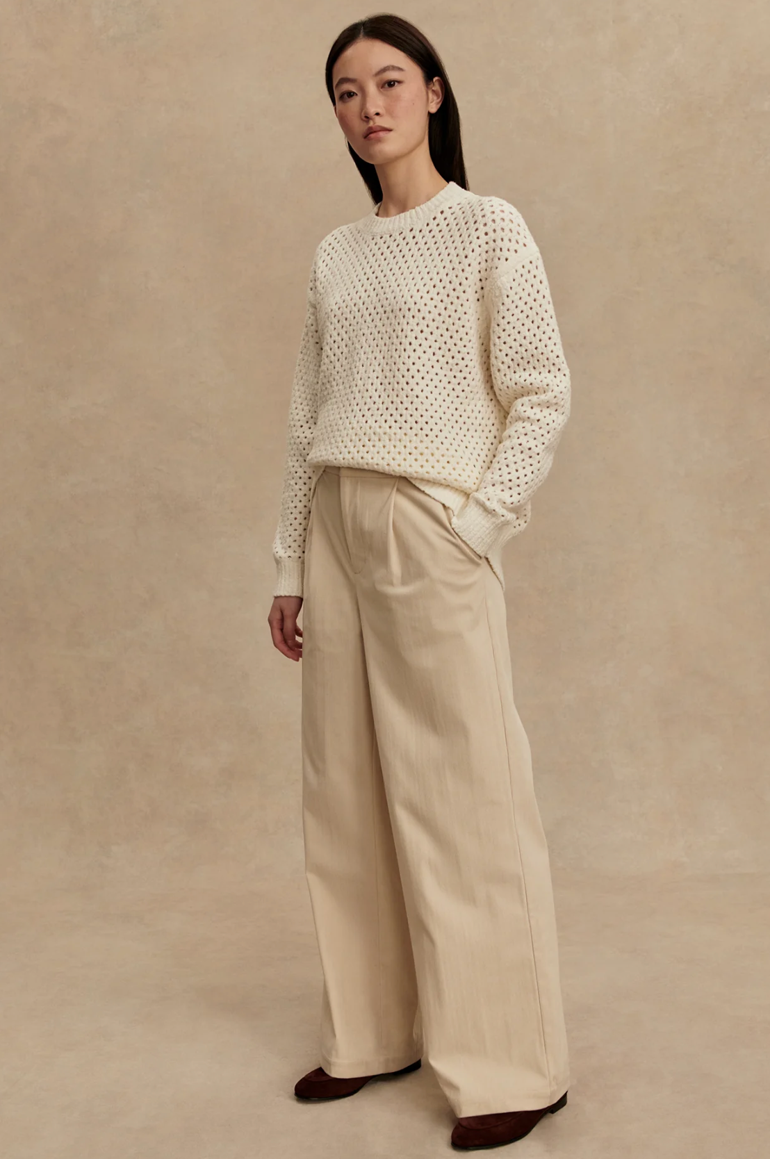 Varley Grady Boucle Knit Sweater