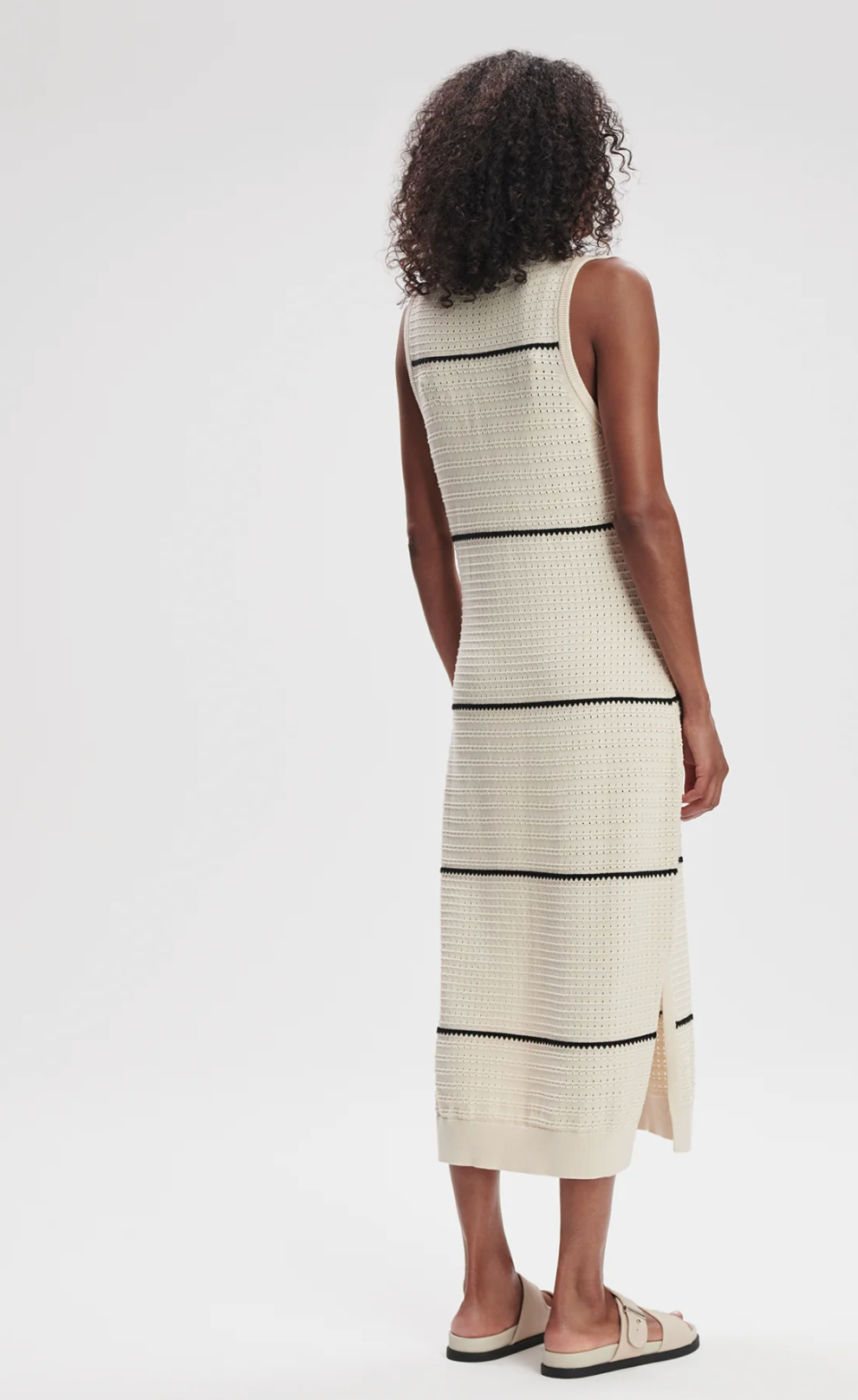 Varley Scott Scoop Neck Midi Dress