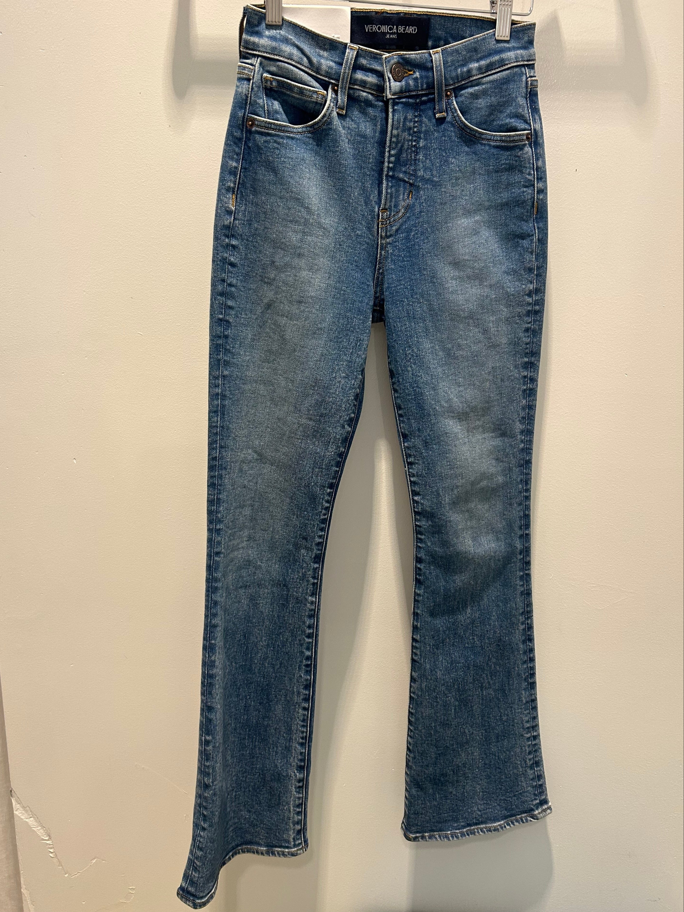 Veronica Beard Beverly Loafer High Rise Skinny