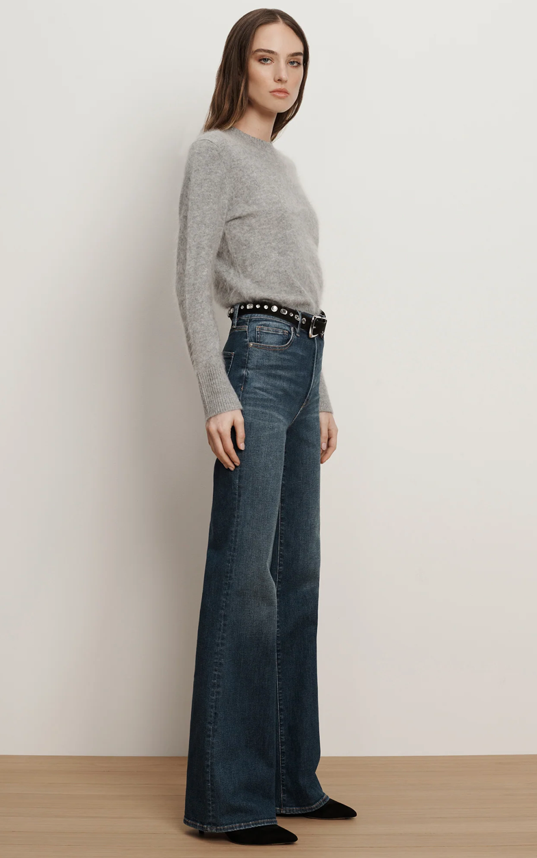 Veronica Beard Crosbie Slim Wide-Leg Jean