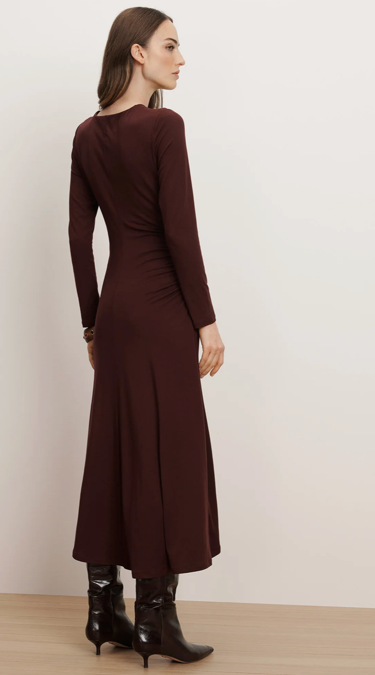 Veronica Beard Theodora Ruched Midi Dress