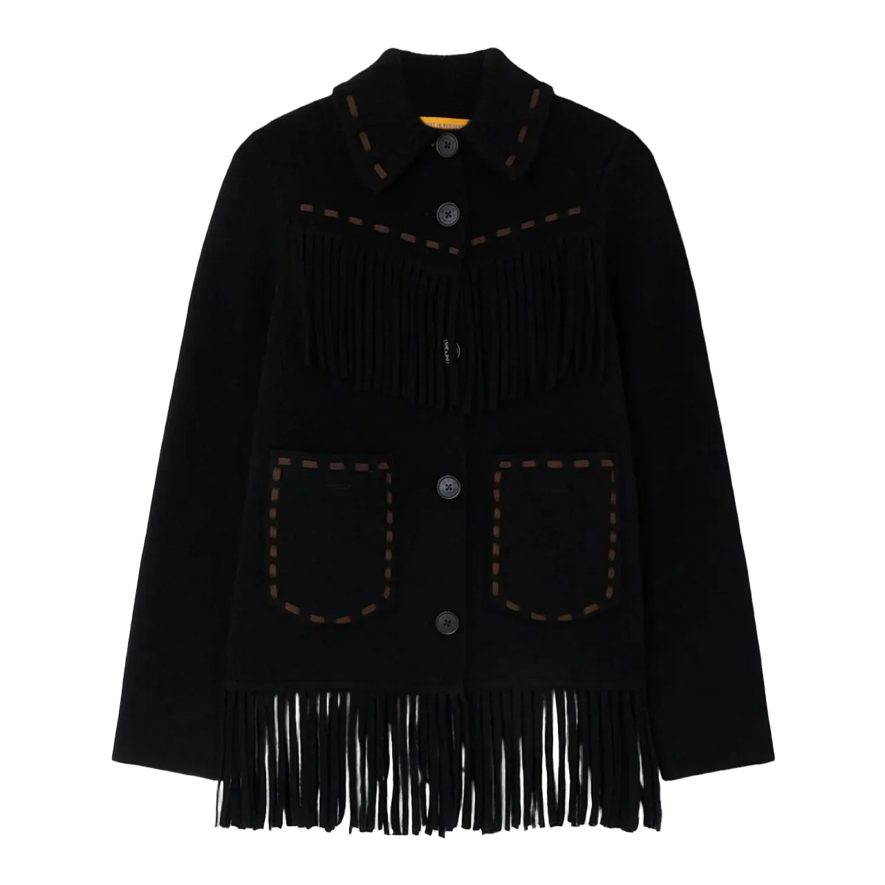 Guest In Residence Western Fringe Jacket