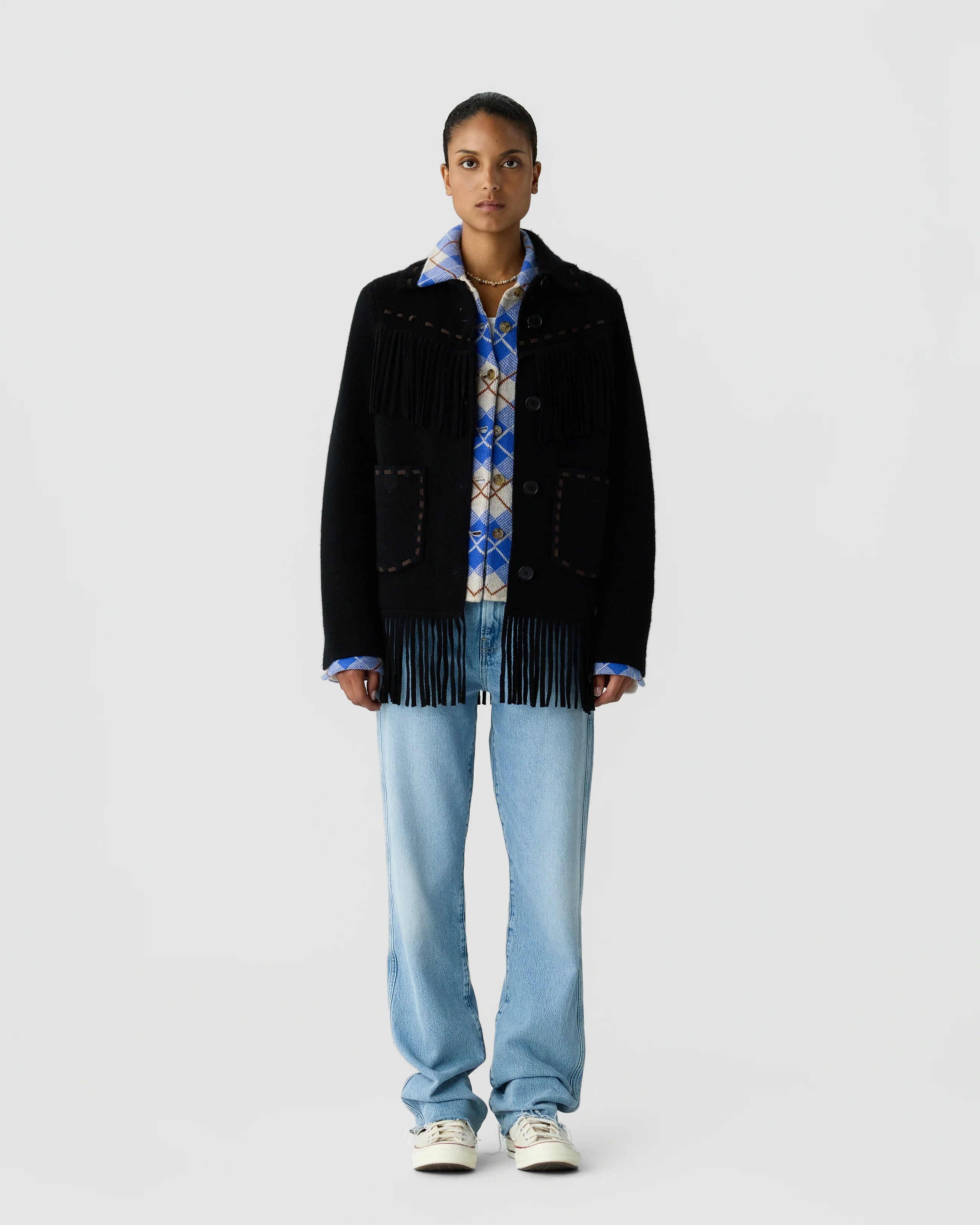 Guest In Residence Western Fringe Jacket
