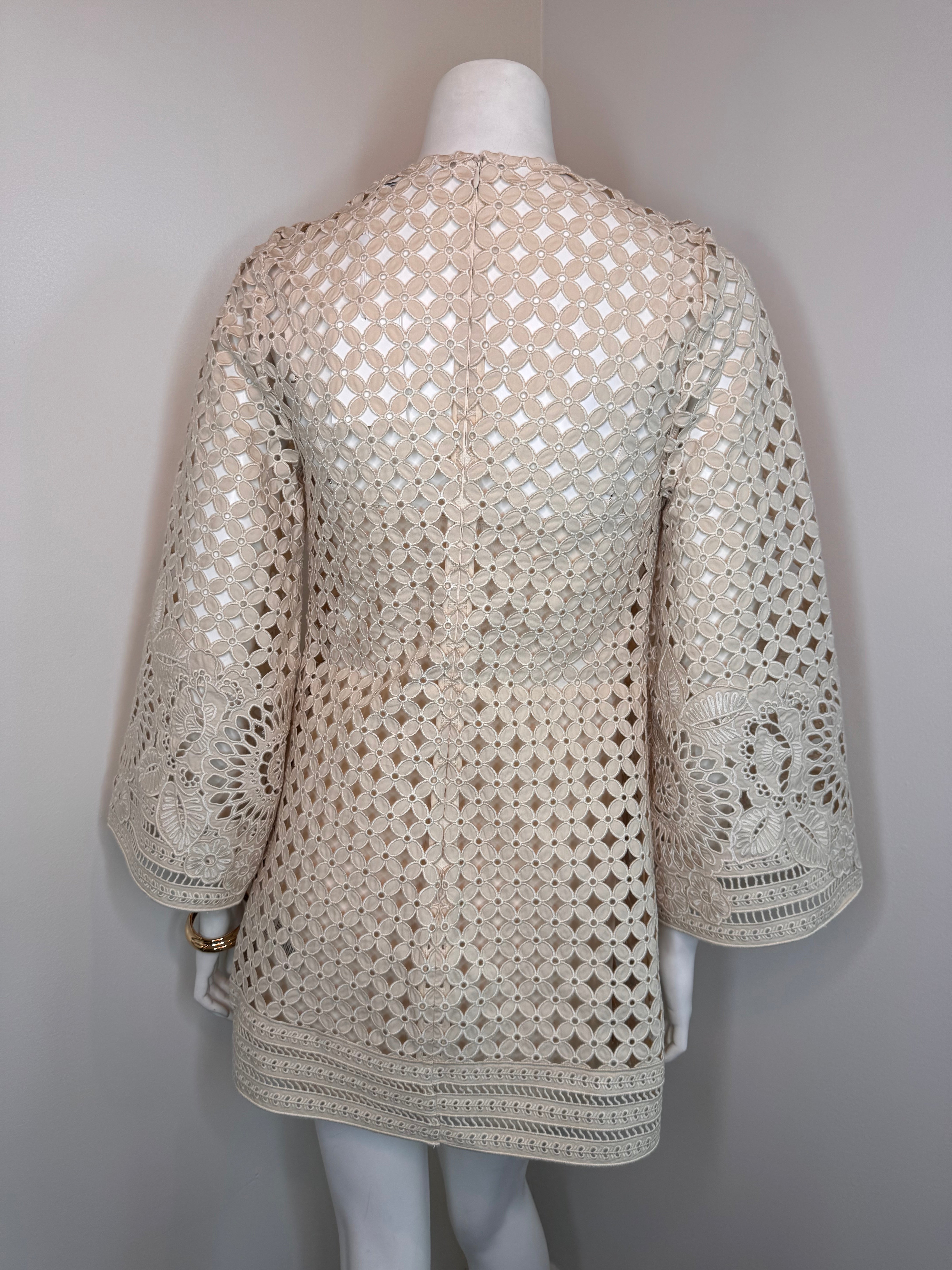 Zimmermann Indra Embroidered Mini Dress