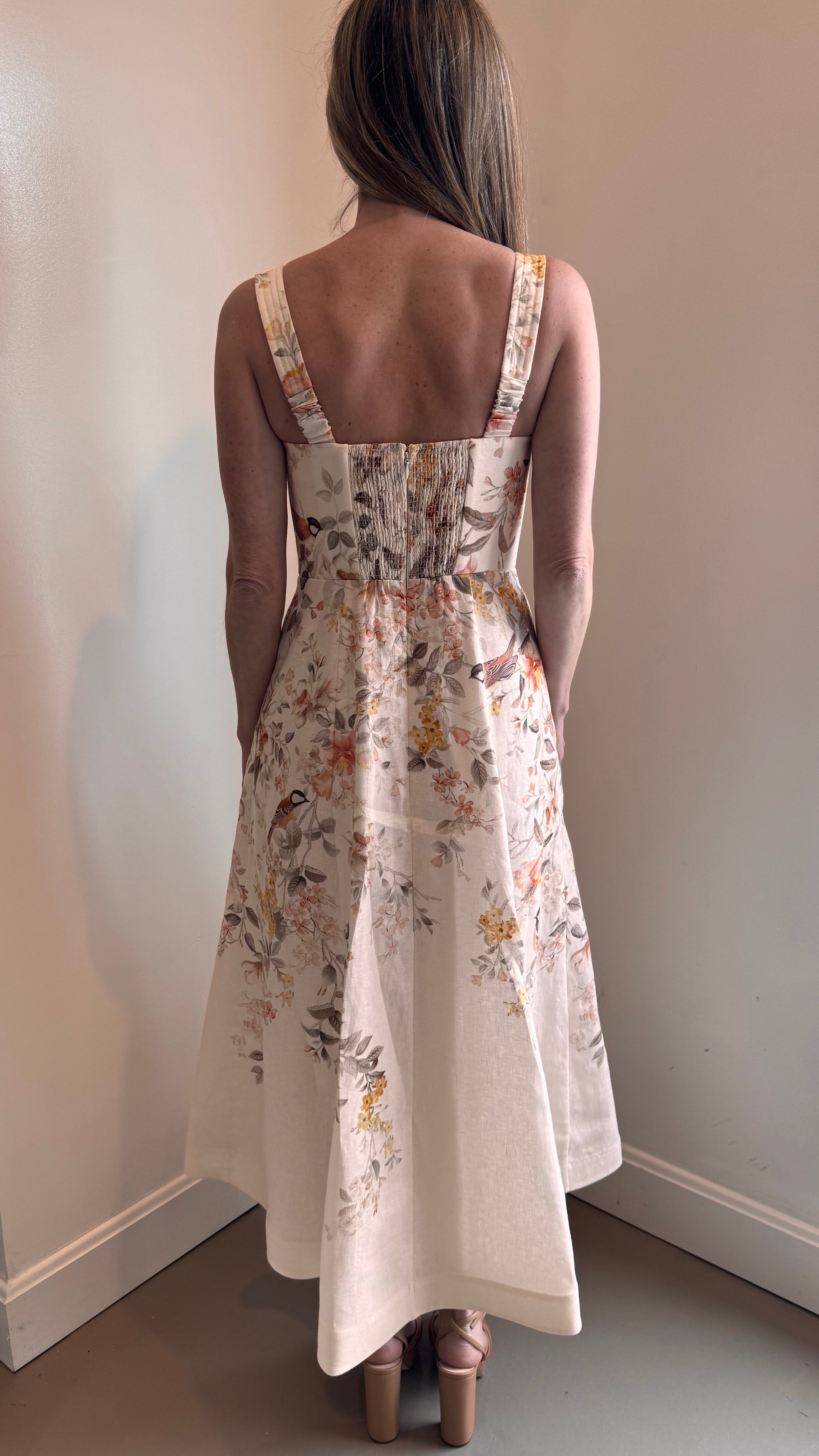 Zimmermann Luna Buttoned Picnic Dress