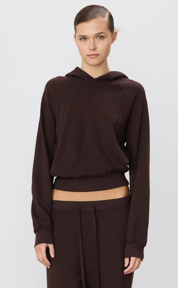 Eterne Shrunken Hoodie Sweatshirt