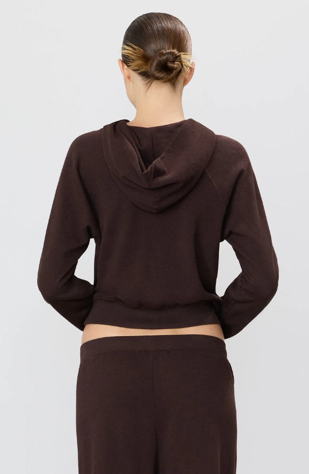 Eterne Shrunken Hoodie Sweatshirt