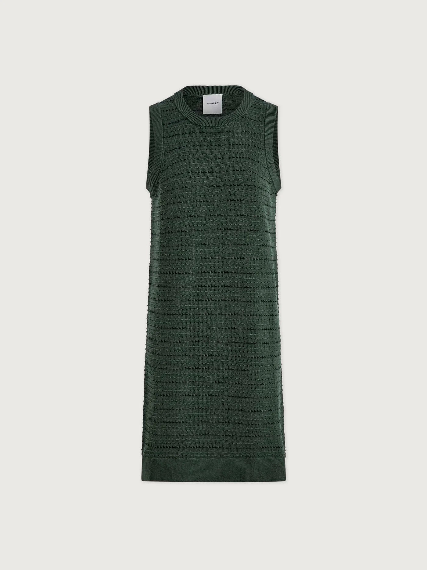 Varley Mindy Contrast Stitch Knit Dress