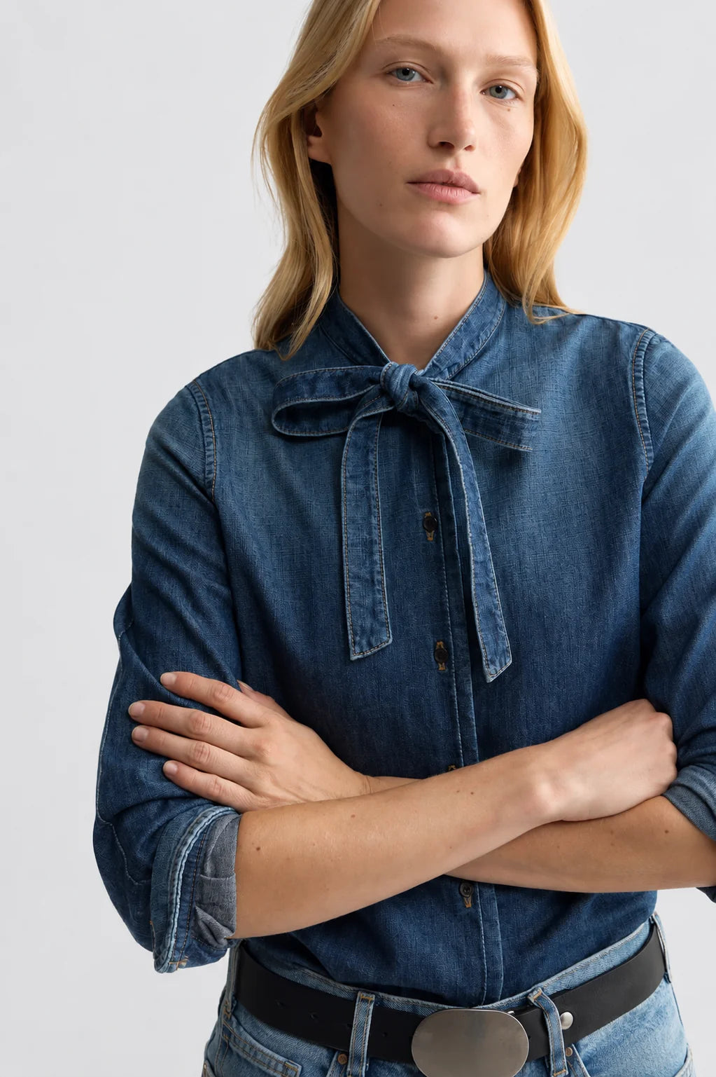 Nili Lotan Suzette Denim Shirt