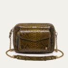 Claris Virot Charly Python Bag
