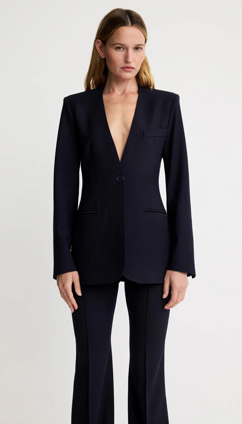 Smythe Collarless Blazer