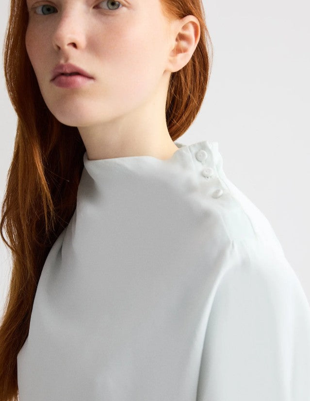 TWP Mock Neck Tee