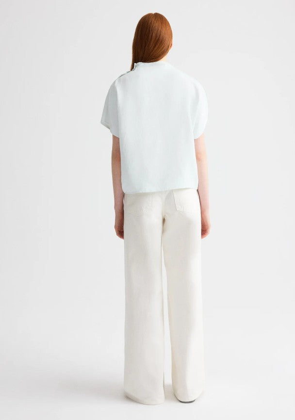 TWP Mock Neck Tee