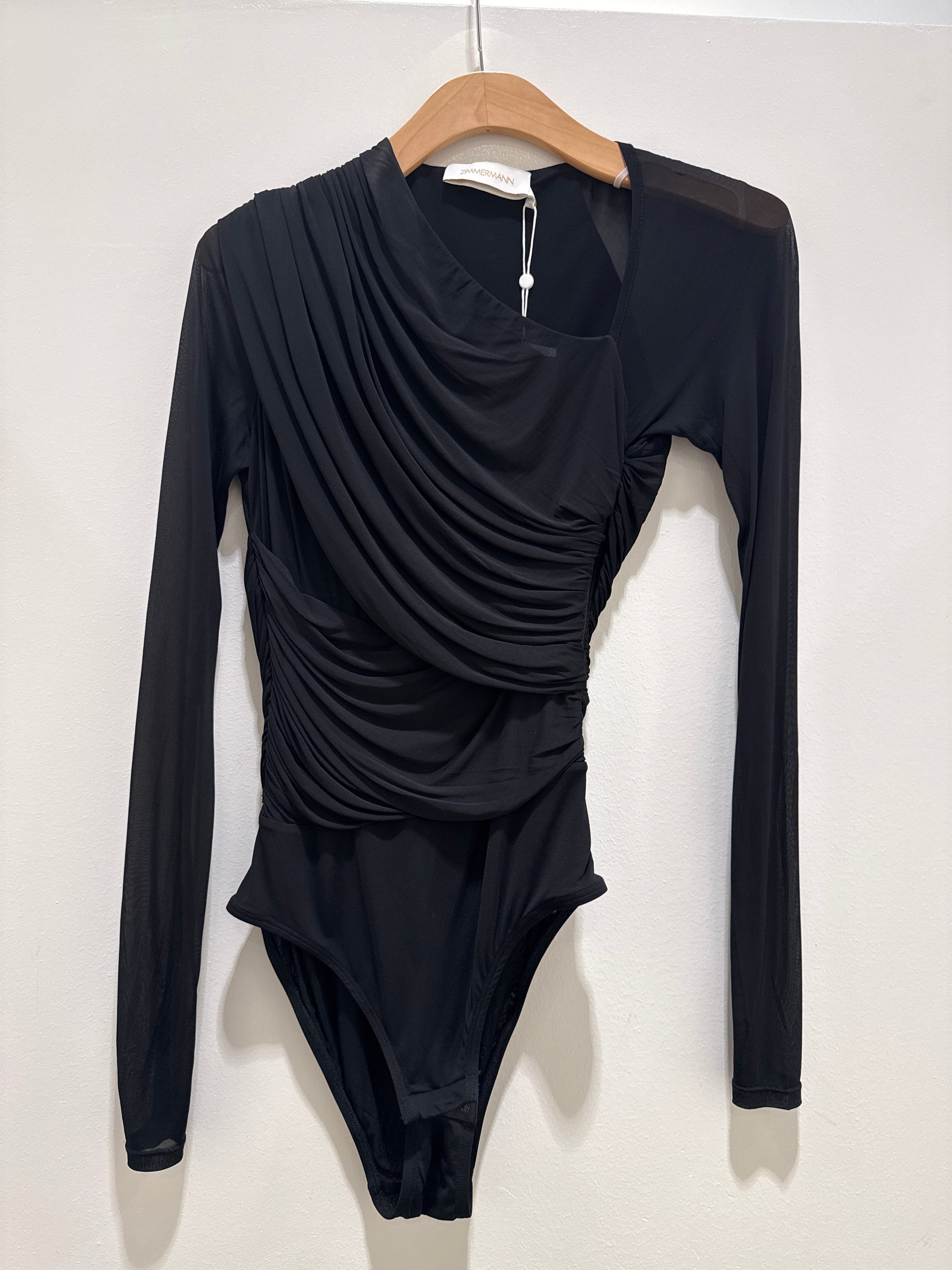 Zimmermann Illustration Gathered Bodysuit