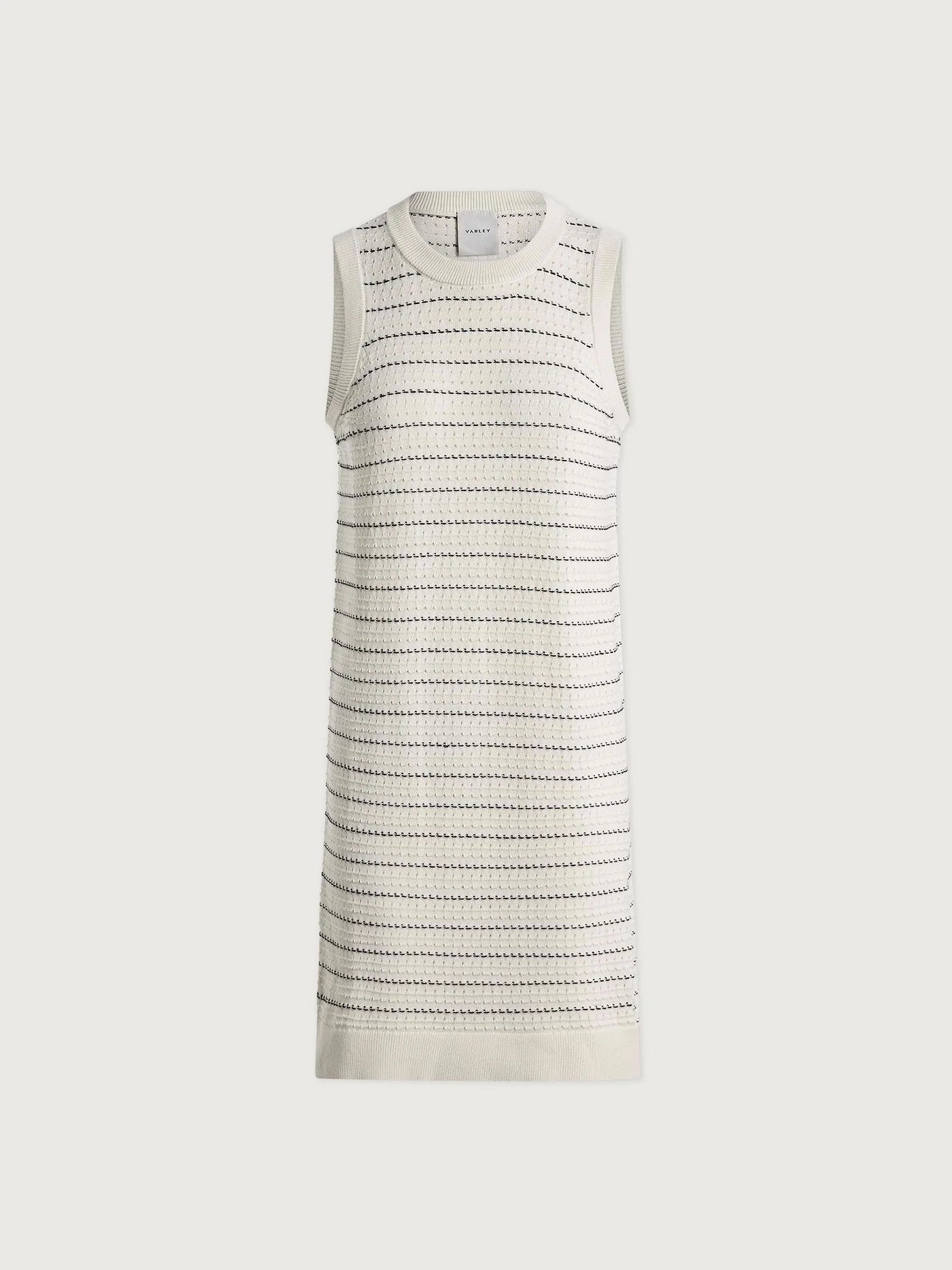 Varley Mindy Contrast Stitch Knit Dress