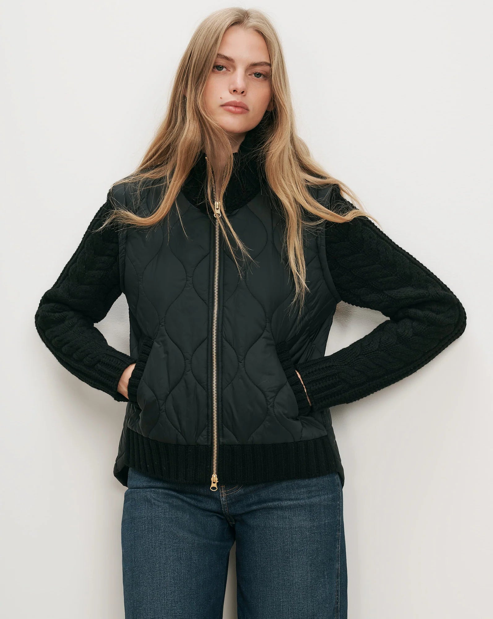 Veronica Beard Patra Mixed Media Jacket