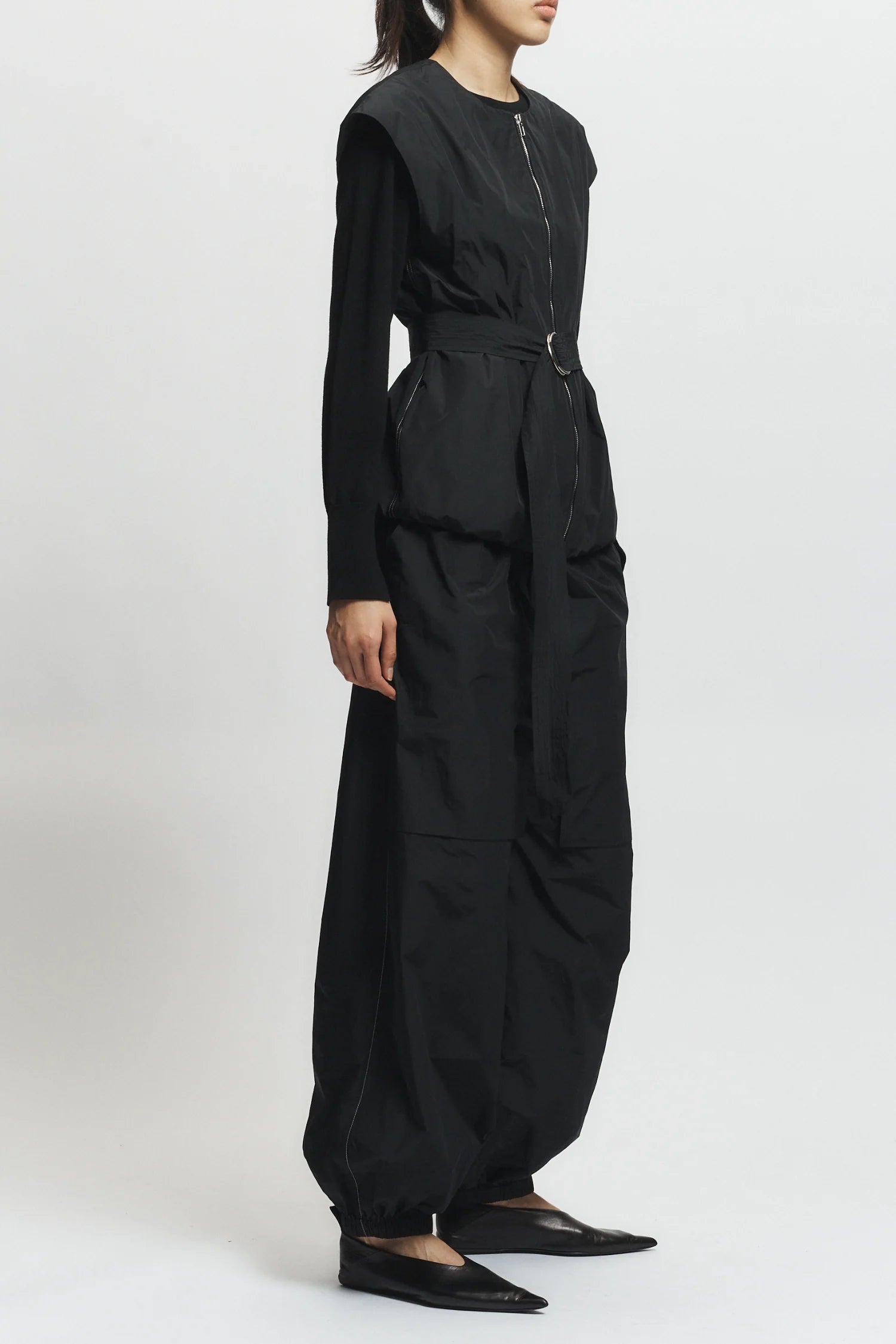 Saint Art Elijah Oversized Taffeta Vest