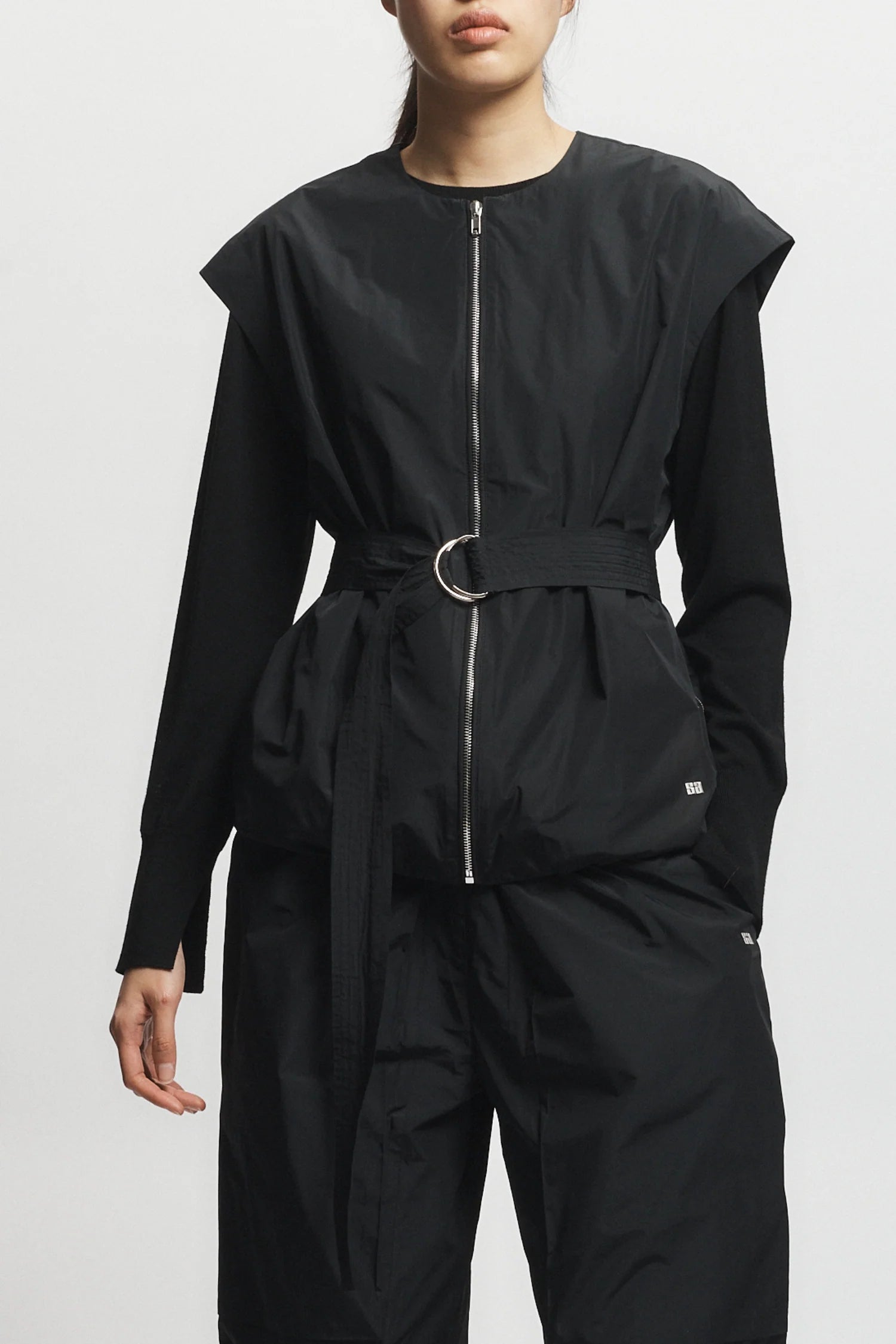 Saint Art Elijah Oversized Taffeta Vest