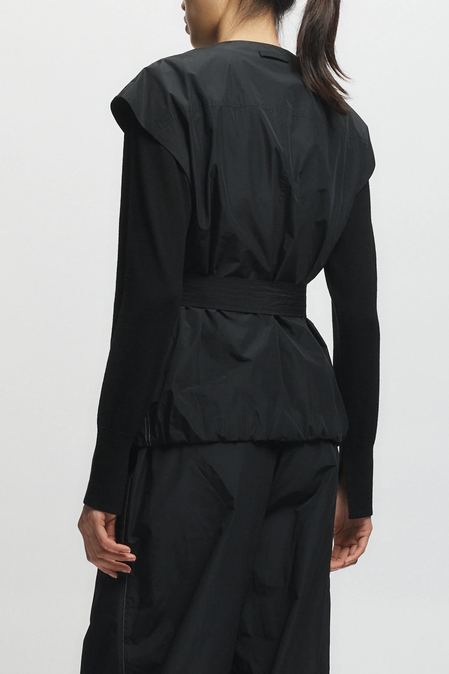 Saint Art Elijah Oversized Taffeta Vest