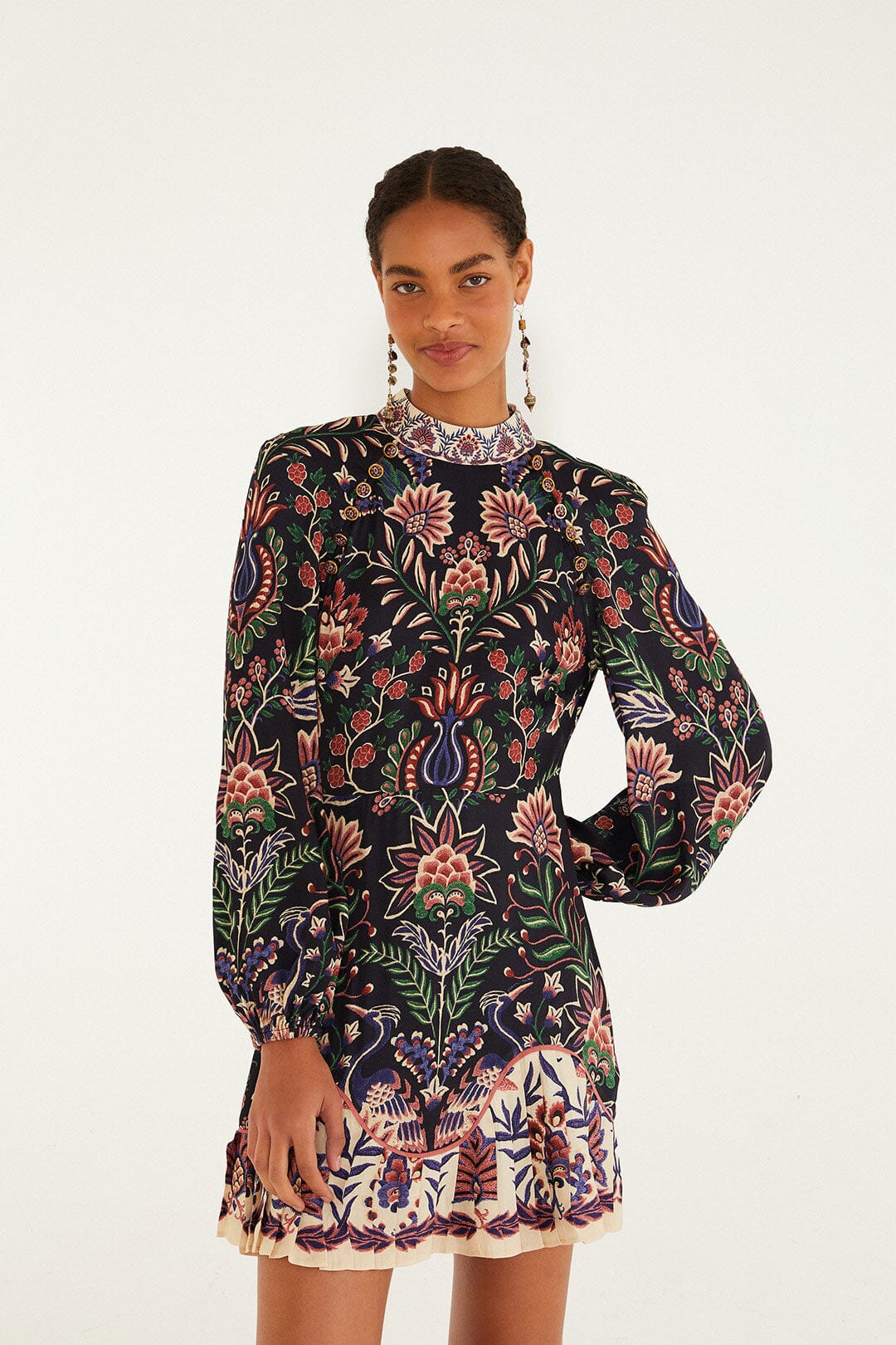 Farm Rio Marvelous Garden Mini Dress