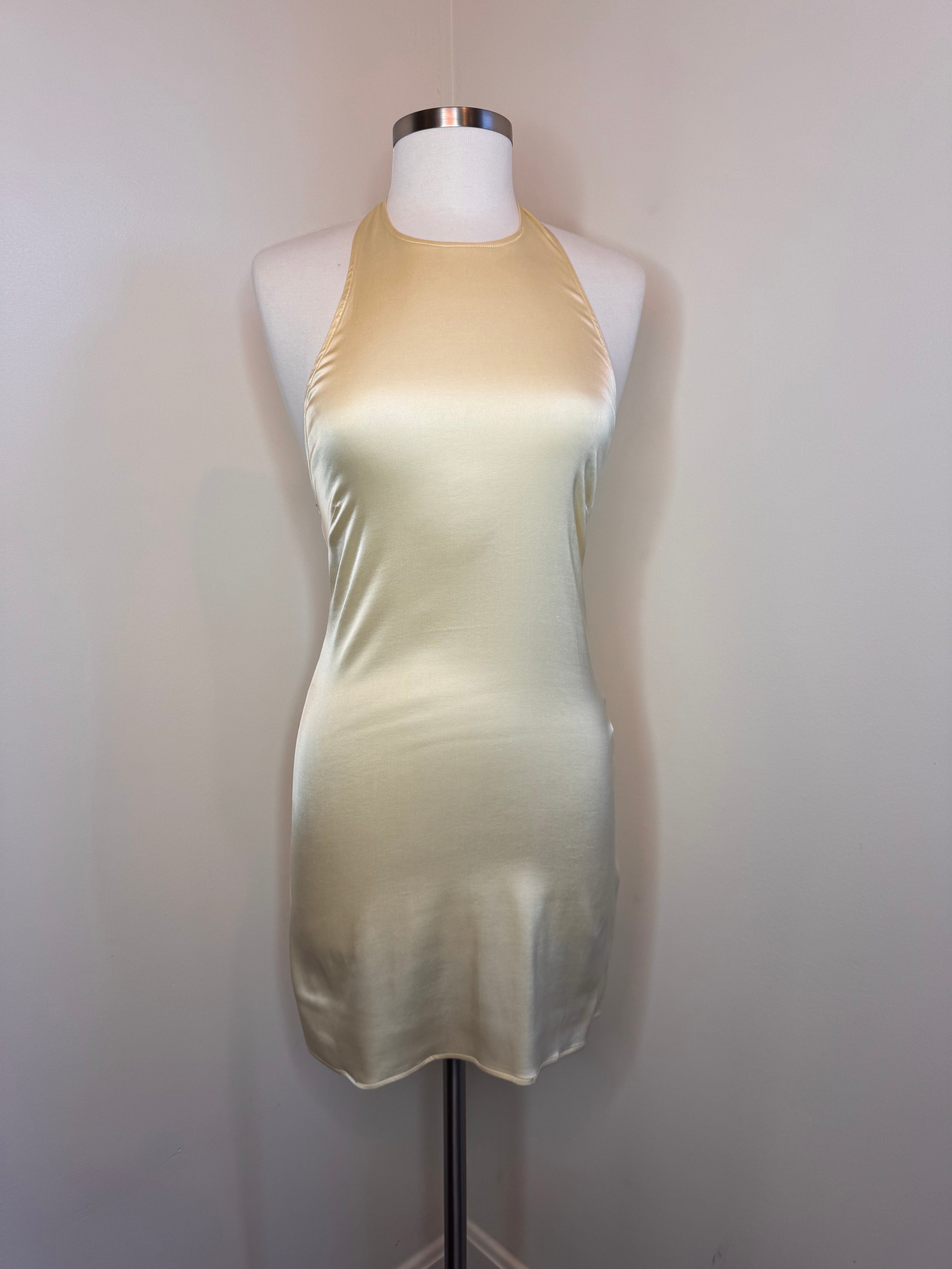 Enza Costa Lustre Mini Dress