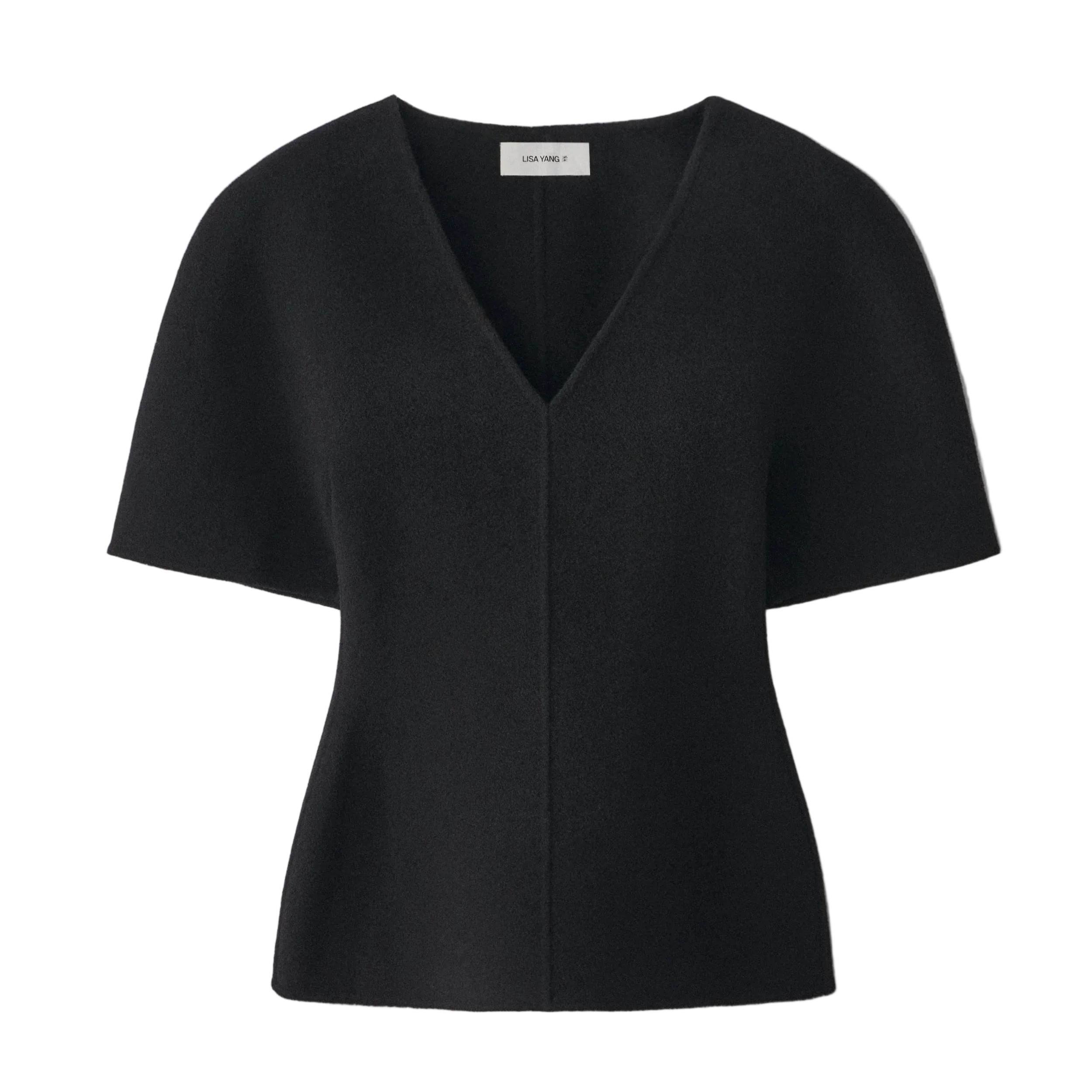 Lisa Yang Double V Neck Top