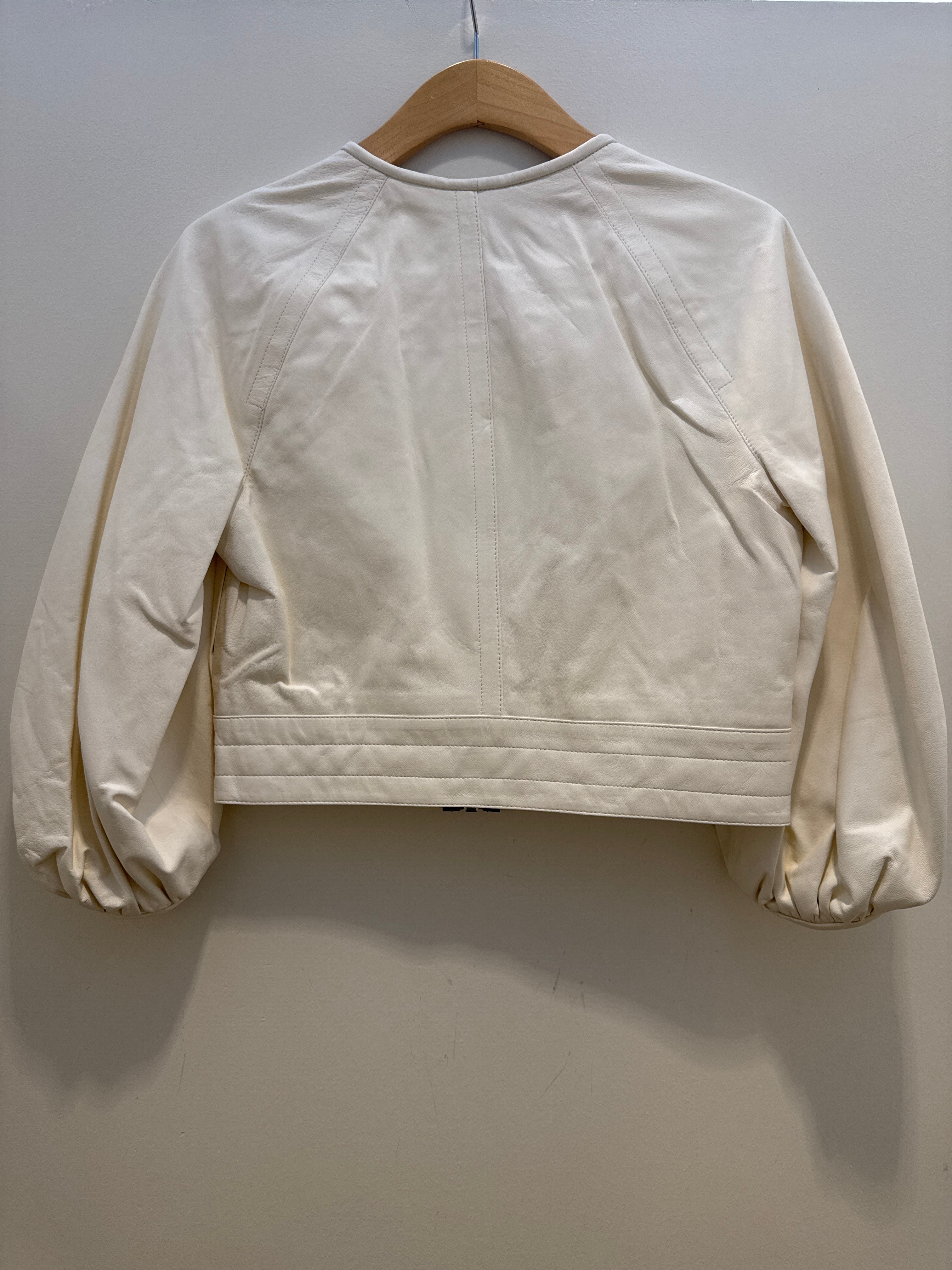 Yigal Azrouel Olive Leather Jacket